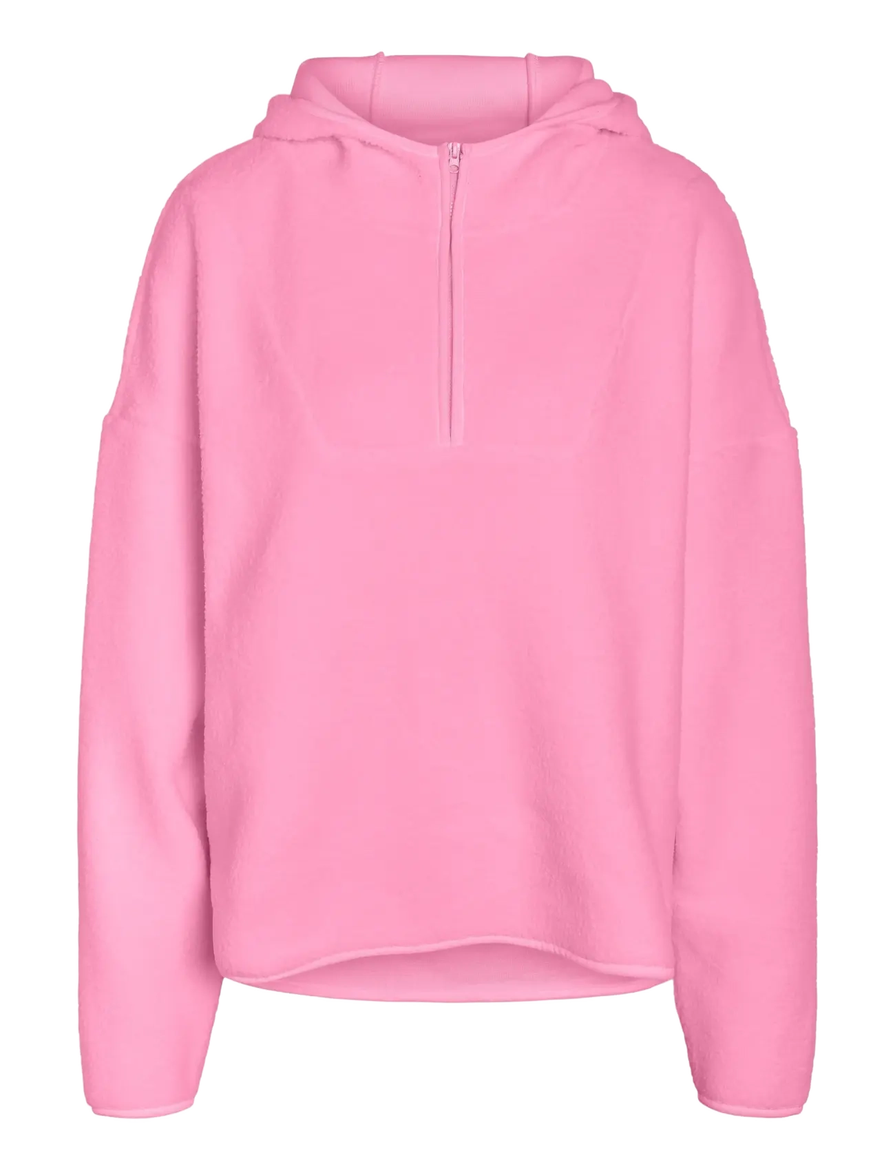 NMCOZY L/S HALFWAY ZIP SWEATER JRS NOOS - BEGONIA PINK
