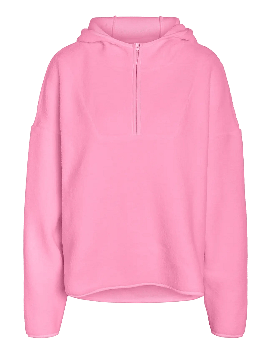 NOISY MAY - NMCOZY L/S HALFWAY ZIP SWEATER JRS NOOS - fleece & midlayer - begonia pink - 1