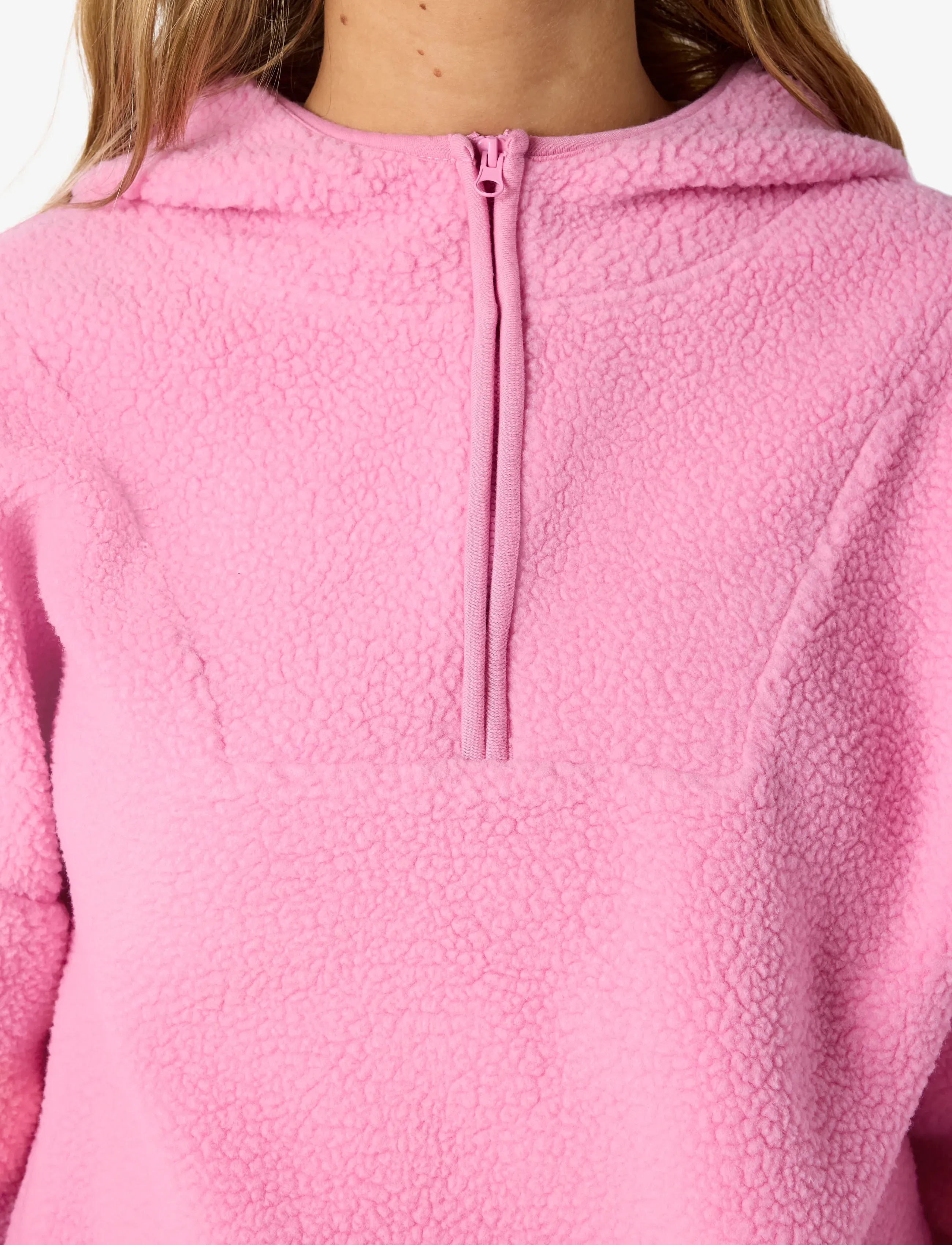 NOISY MAY - NMCOZY L/S HALFWAY ZIP SWEATER JRS NOOS - fleeces & midlayers - begonia pink - 5