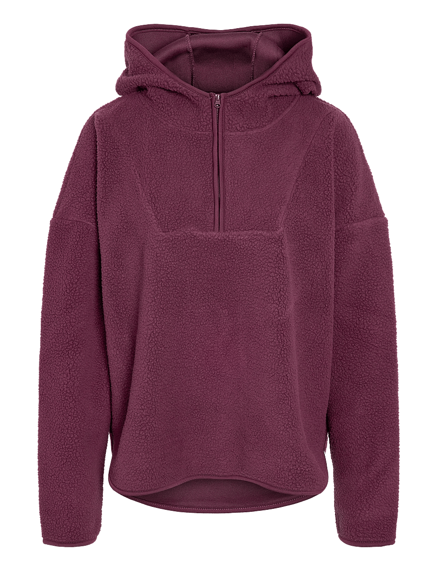 NOISY MAY - NMCOZY L/S HALFWAY ZIP SWEATER JRS NOOS - fleece & midlayer - fig - 1
