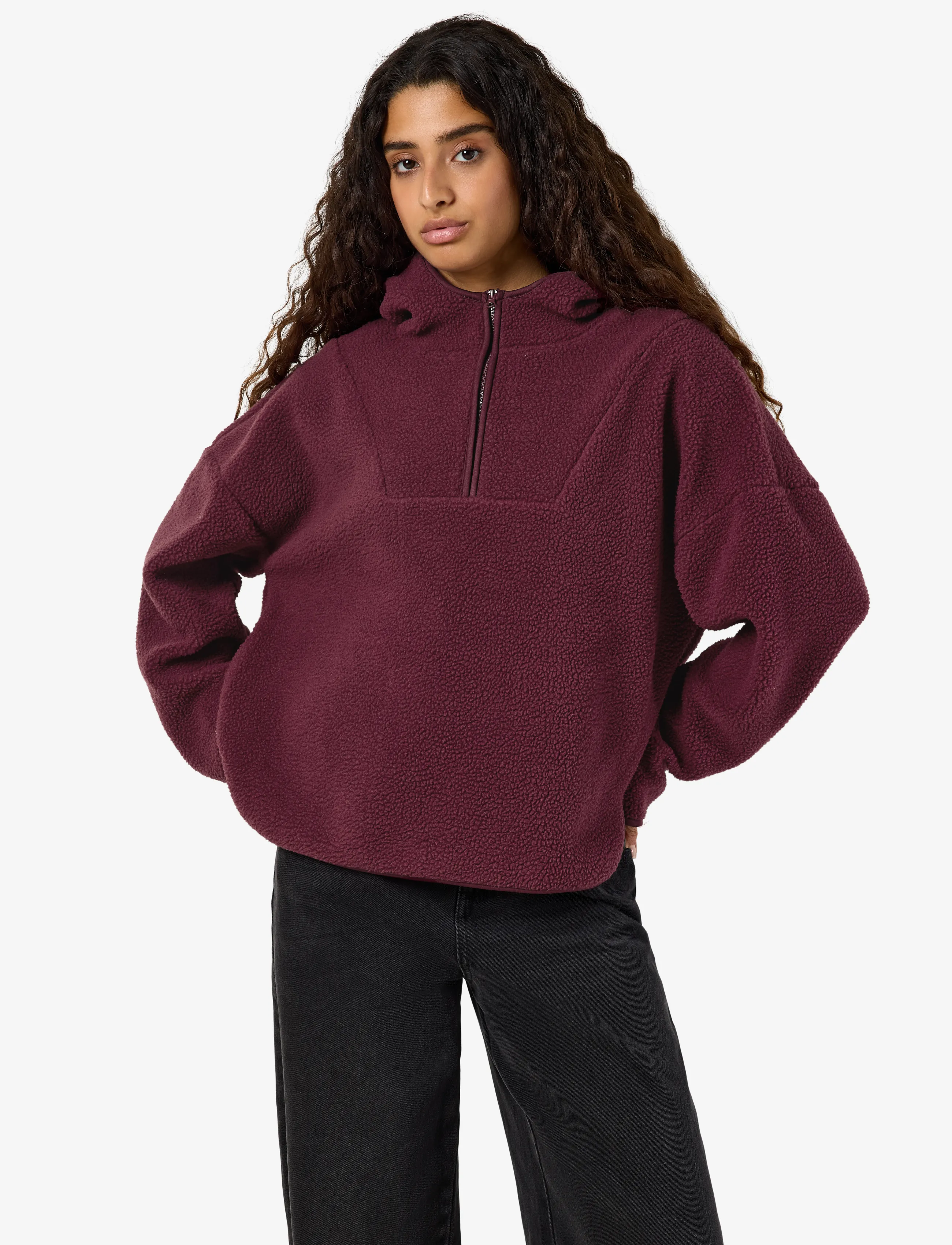 NOISY MAY Nmcozy L/S Halfway Zip Sweater Jrs Noos hoodies dam – bild 6