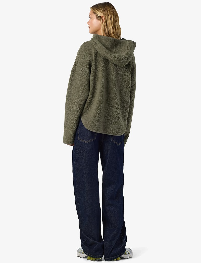 NOISY MAY - NMCOZY L/S HALFWAY ZIP SWEATER JRS NOOS - fleece & midlayer - kalamata - 5