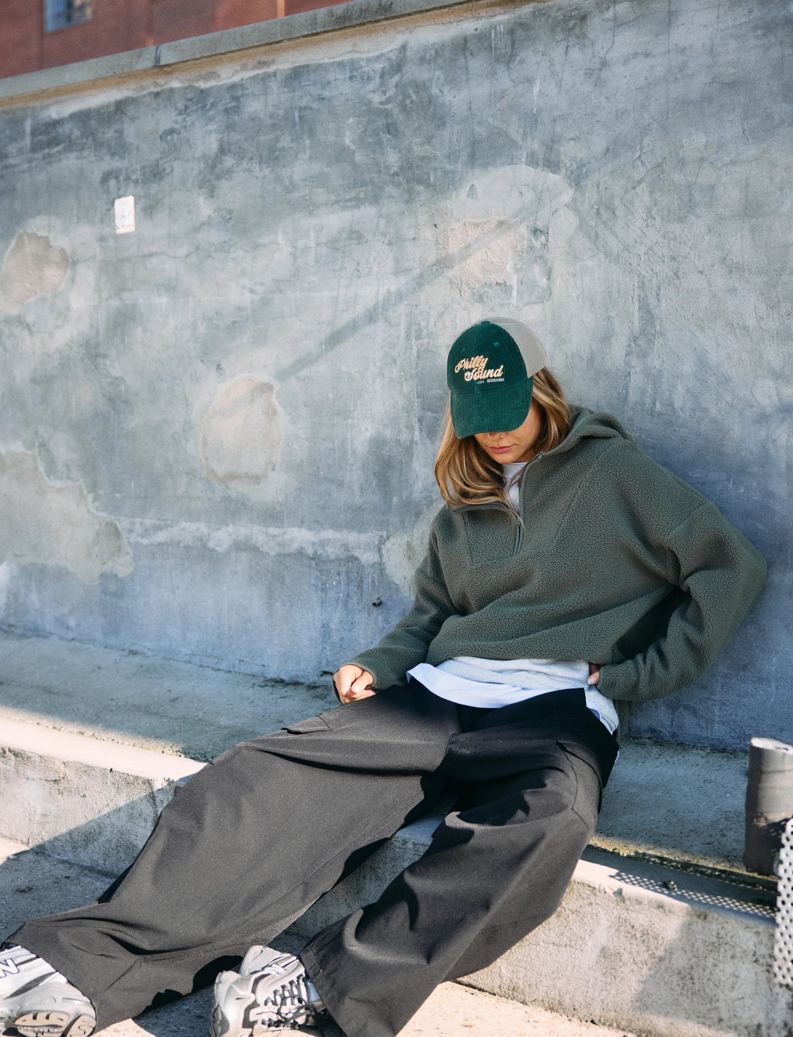 NOISY MAY - NMCOZY L/S HALFWAY ZIP SWEATER JRS NOOS - fleece & mellanlager - kalamata - 5