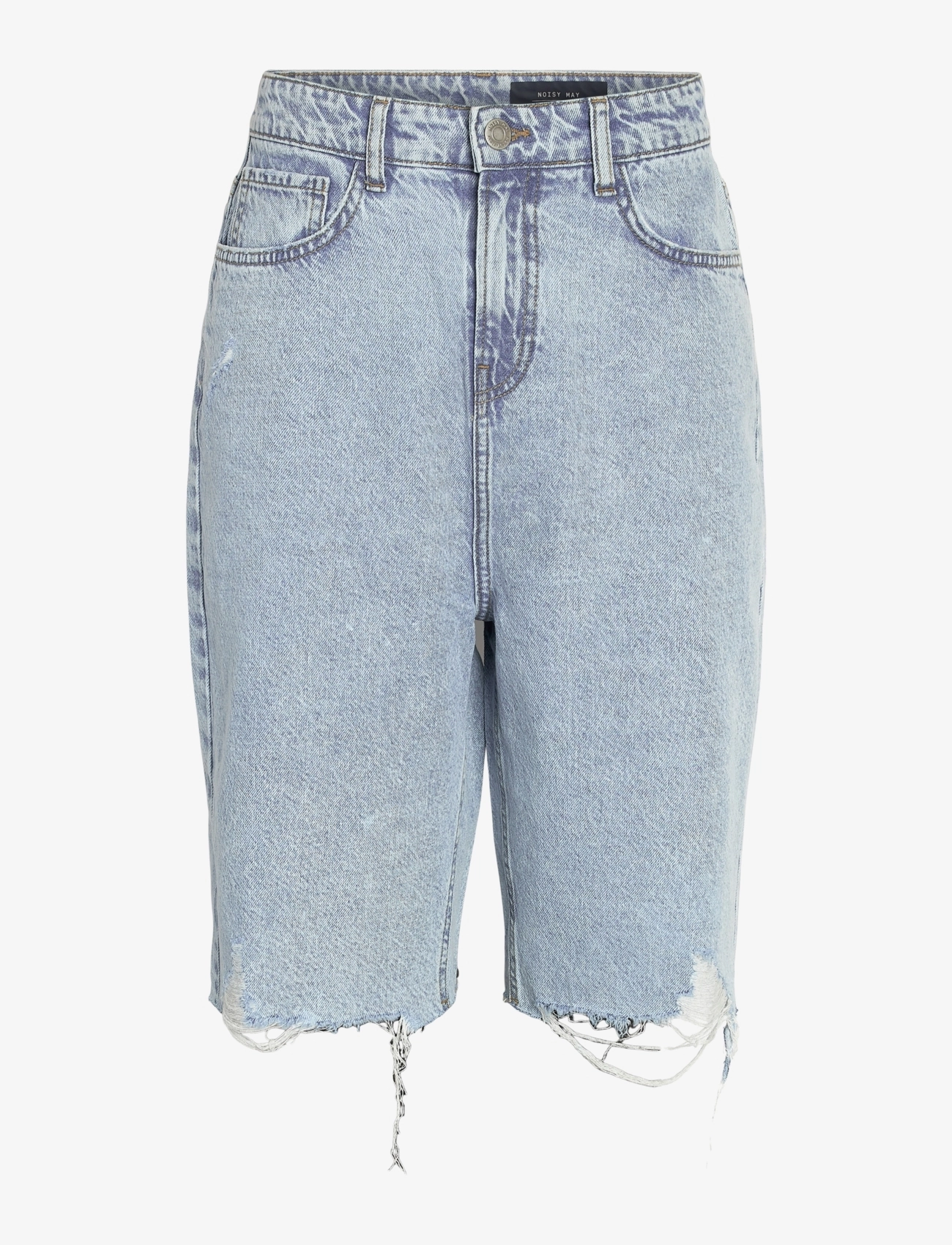 NOISY MAY NMJYTTE NW STRAIGHT SHORTS AZ385LB FWD - Denimshorts - LIGHT BLUE DENIM / blue