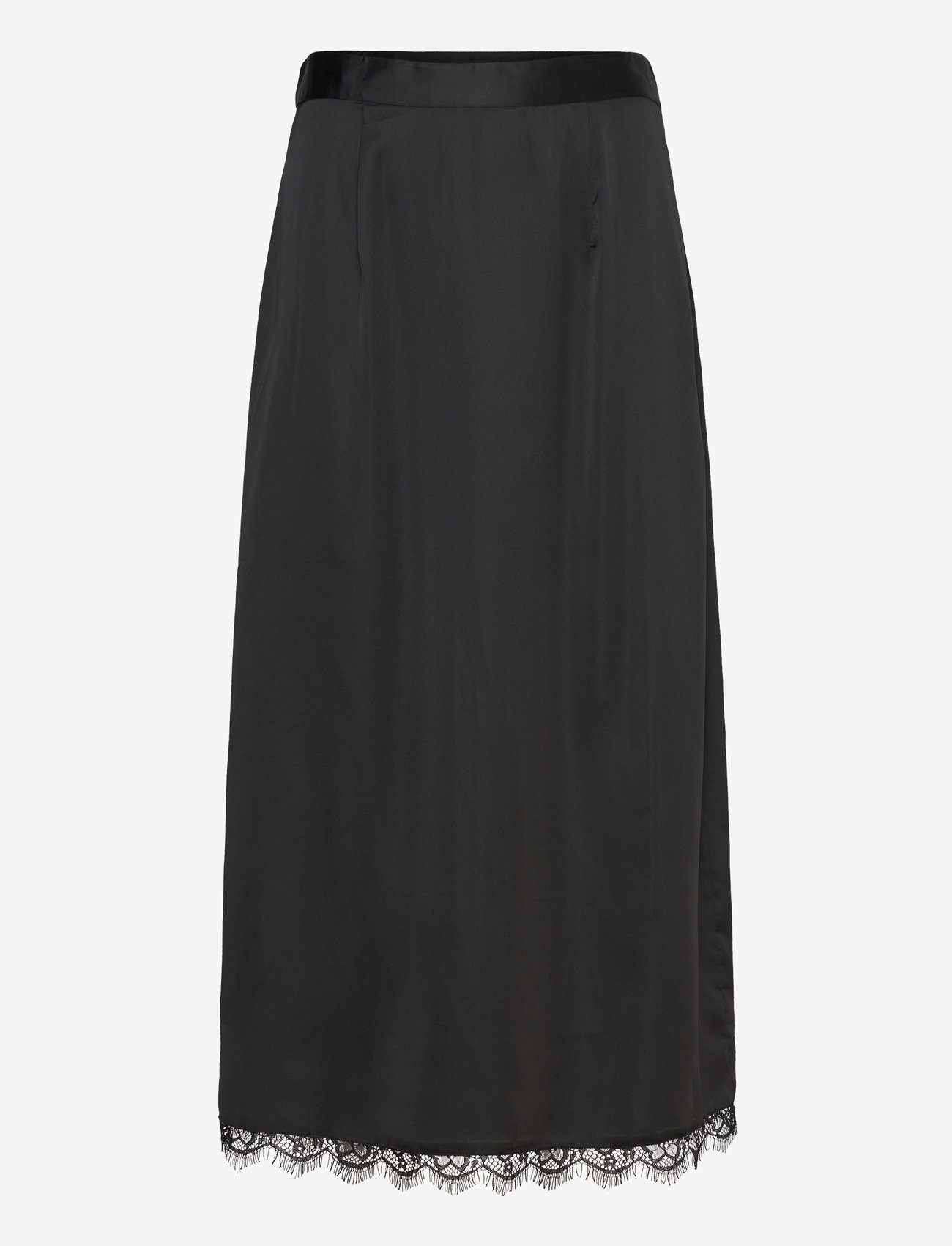 NOISY MAY - NMSANTAL HW MIDI SKIRT WVN - midi-röcke - black - 0