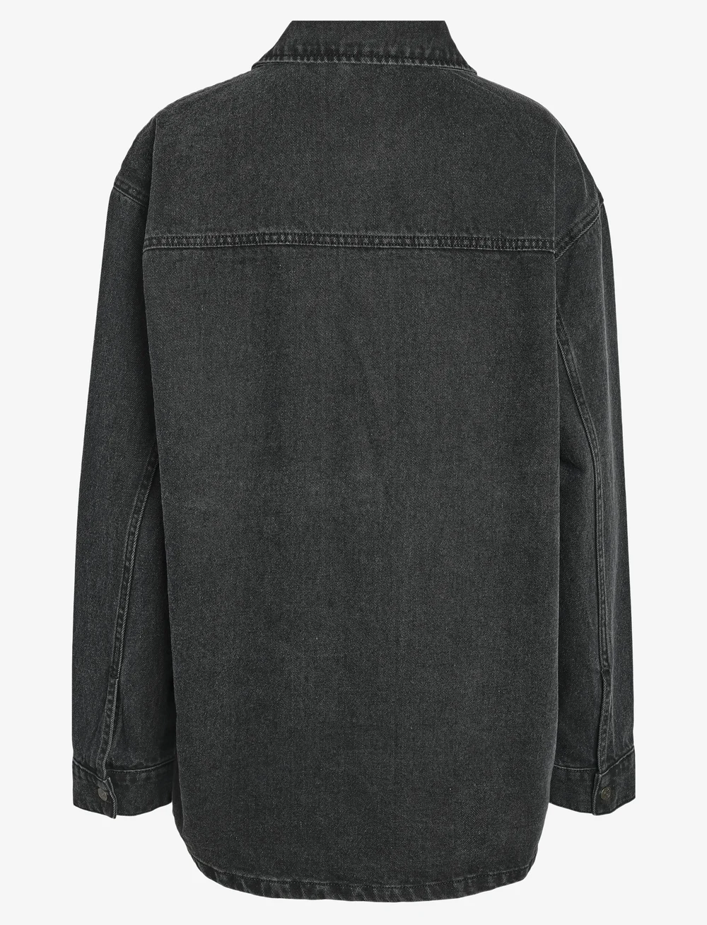 NOISY MAY - NMALVA L/S DNM SHACKET AZ387BL NOOS - overshirts - black denim - 2