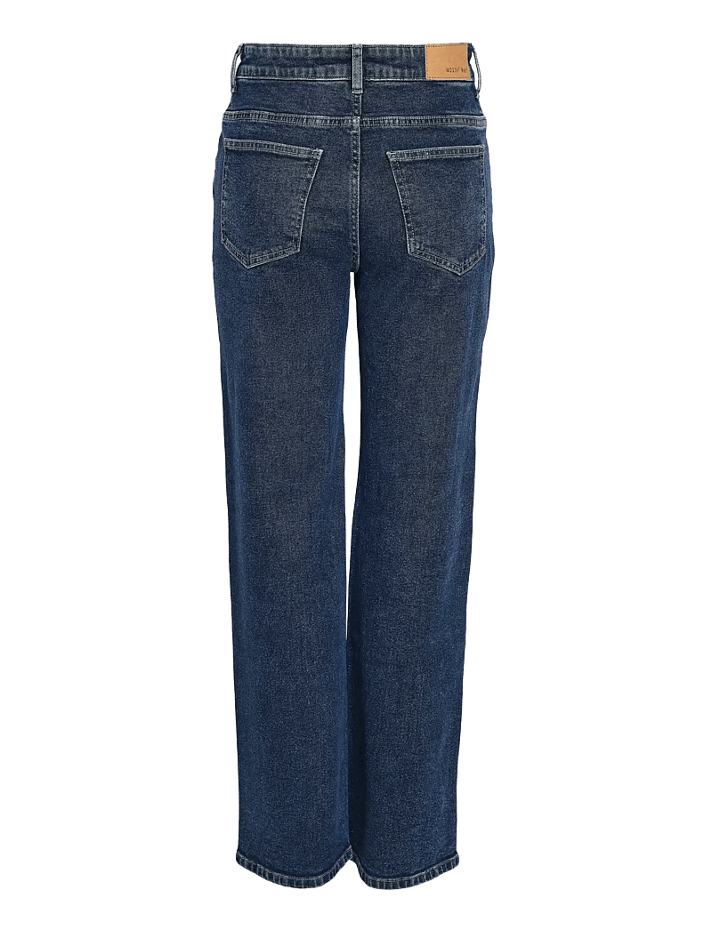 NOISY MAY - NMYOLANDA NW WIDE JEANS AZ365DB FWD NOOS - straight jeans - dark blue denim - 2