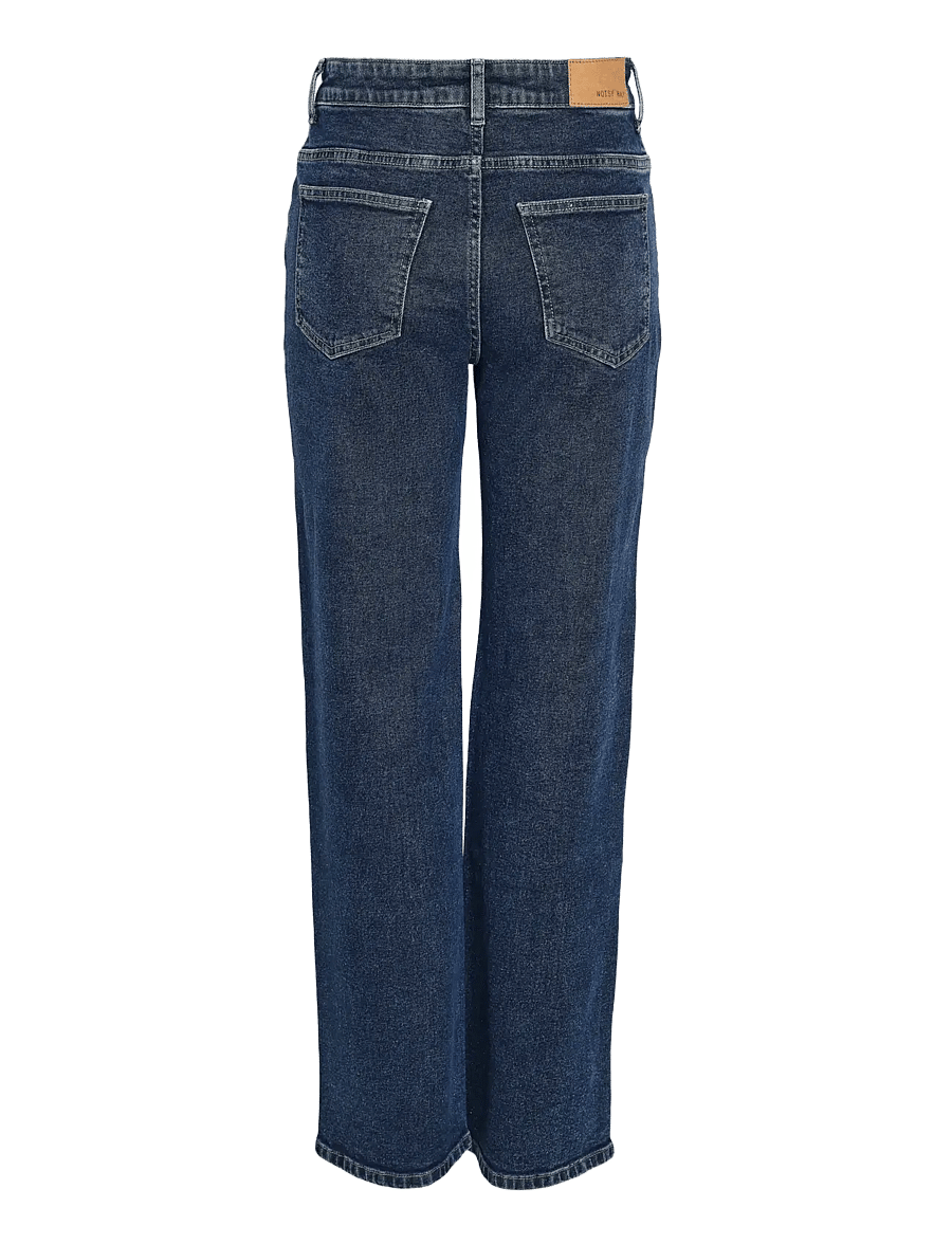 NOISY MAY - NMYOLANDA MW WIDE STR AZ365DB NOOS - straight jeans - dark blue denim - 2