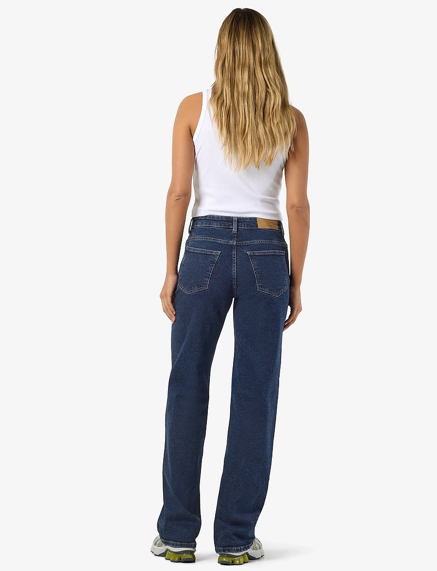 NOISY MAY - NMYOLANDA NW WIDE JEANS AZ365DB FWD NOOS - raka jeans - dark blue denim - 5