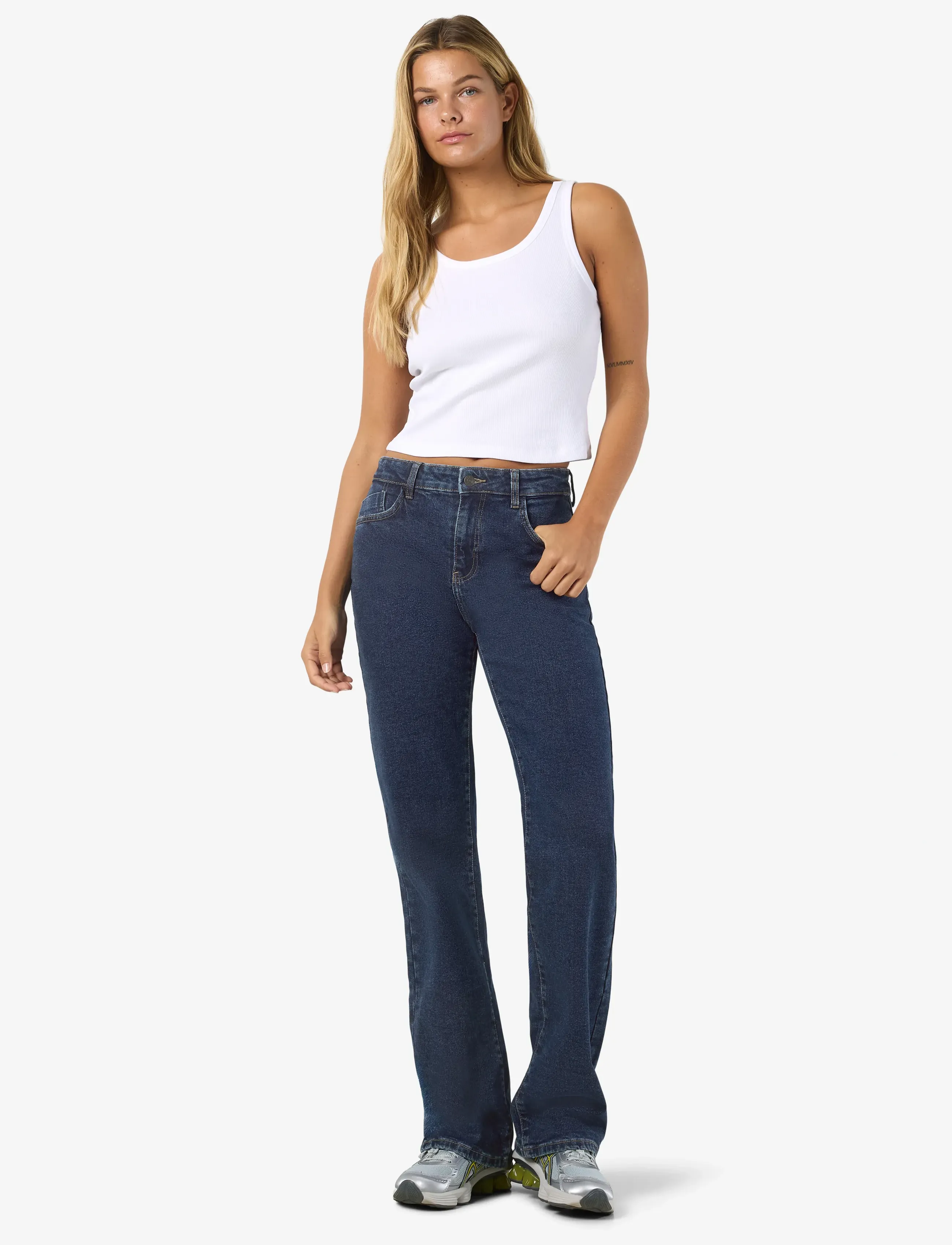 NOISY MAY Nmyolanda Nw Wide Jeans Az365Db Fwd Noos dam – bild 5
