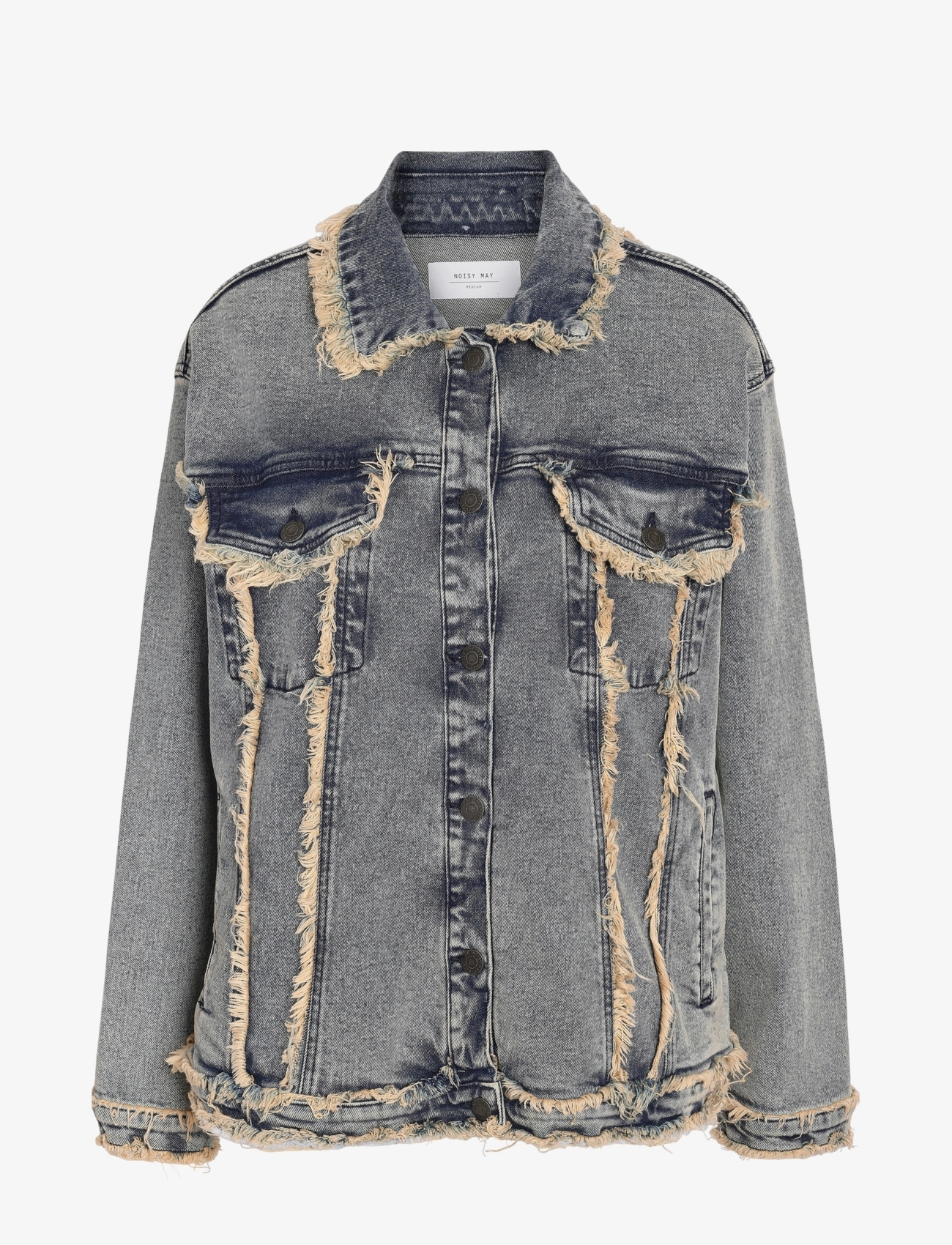 NMJENICE L/S JACKET ACID AZ392MB FWD - MEDIUM BLUE DENIM