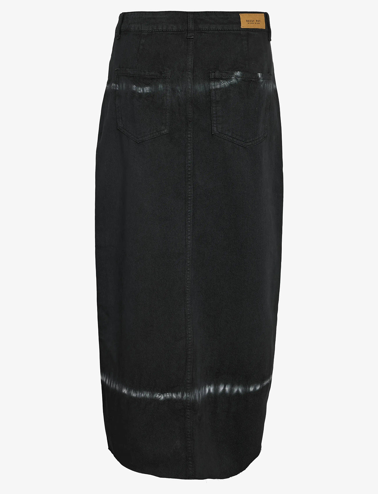 NOISY MAY - NMKATH NW TIE DIE LONG SKIRT VI490BL - maxikjolar - black - 1