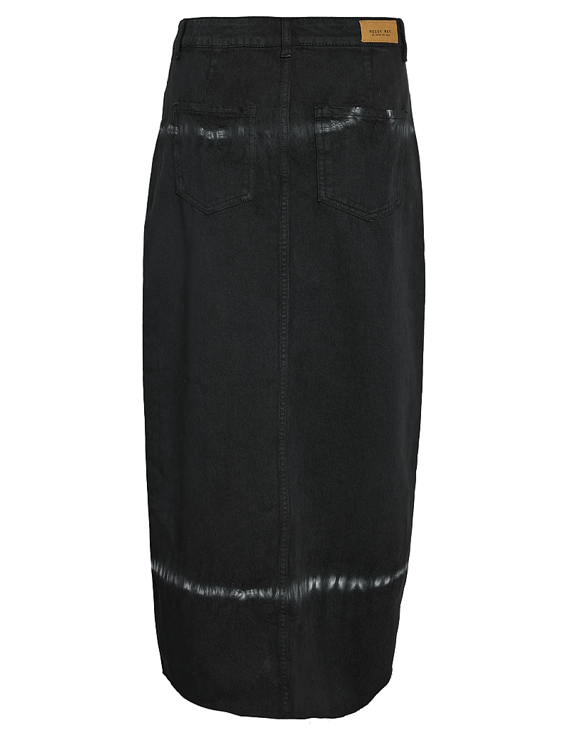 NOISY MAY - NMKATH NW TIE DIE LONG SKIRT VI490BL - maxikjolar - black - 1