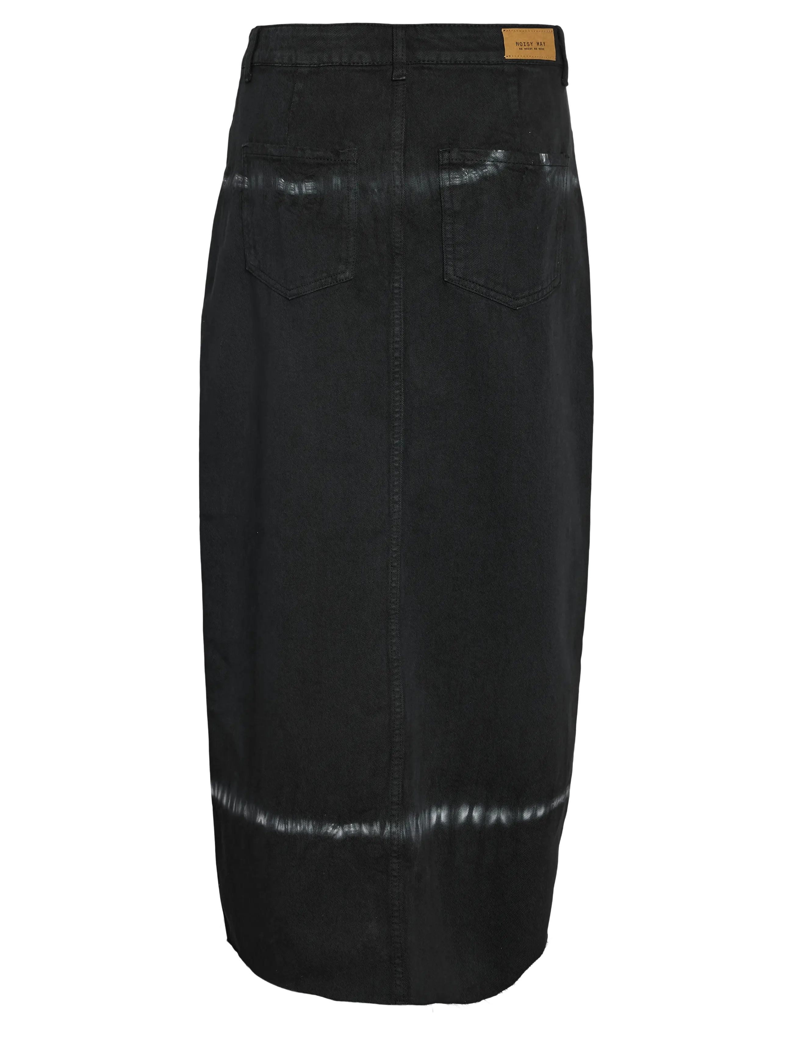 NOISY MAY - NMKATH NW TIE DIE LONG SKIRT VI490BL - laveste priser - black - 1