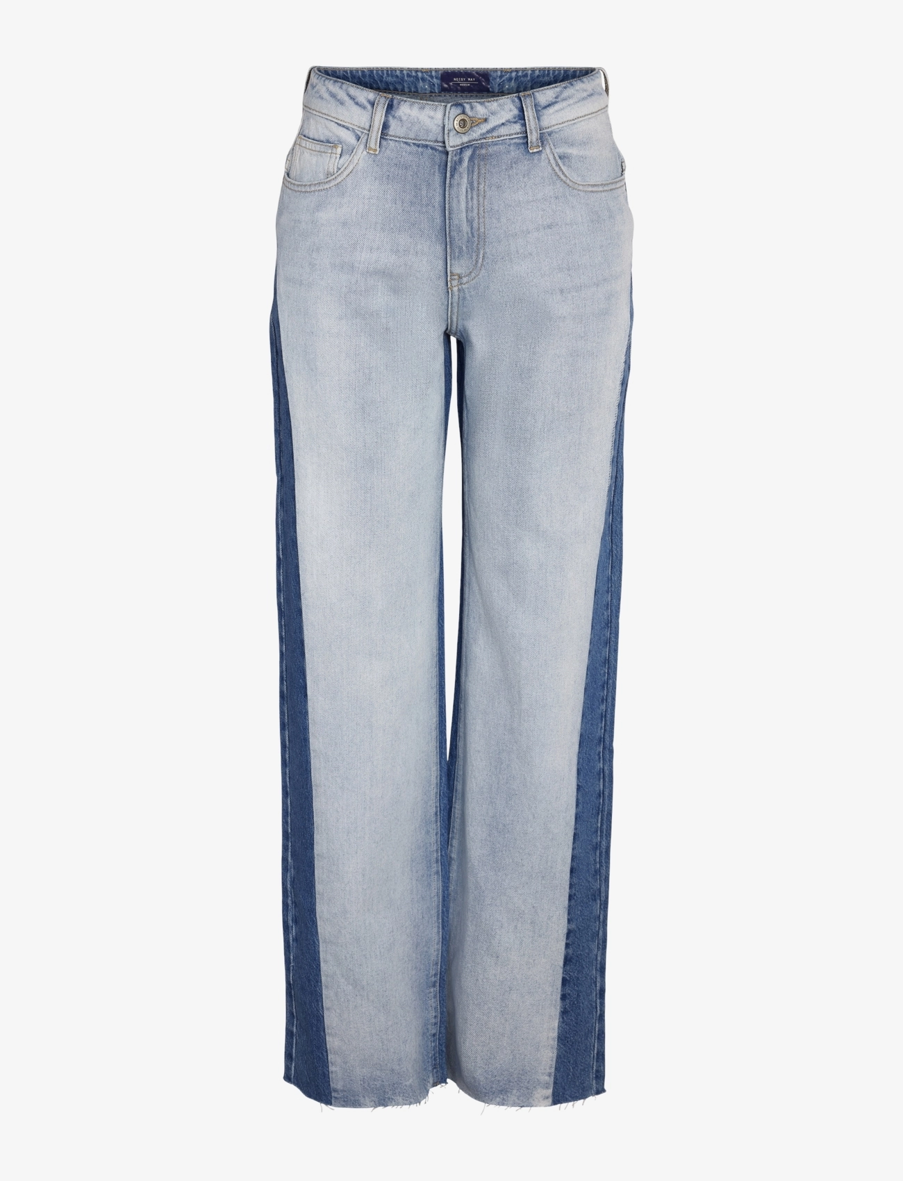 NOISY MAY Nmrinna Nw Wide Jeans Colorblock Blau - 26x32 - Damen