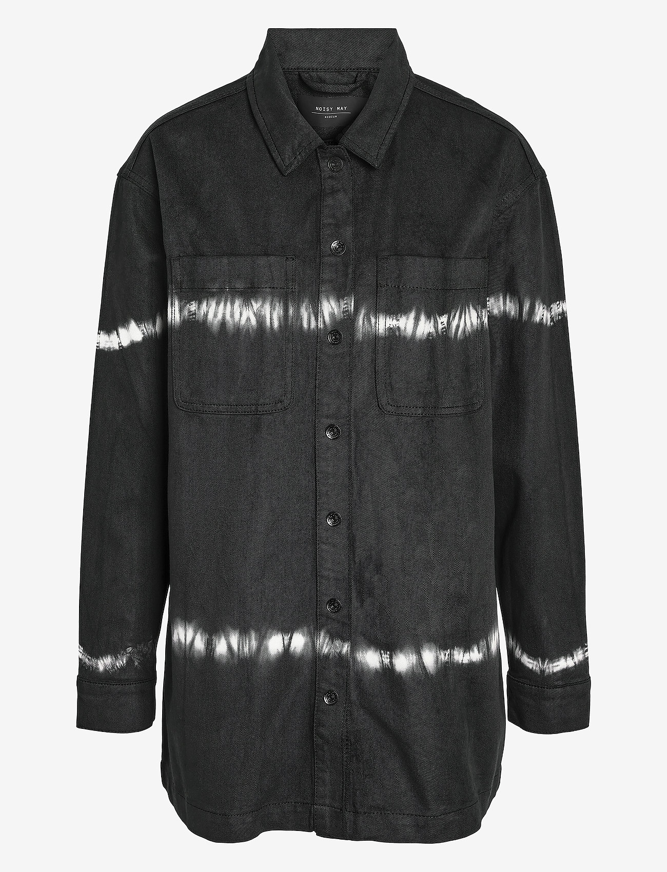 NOISY MAY Nmalva L/s Tie Die Denim Shacket Vi490bl – jeansjacken