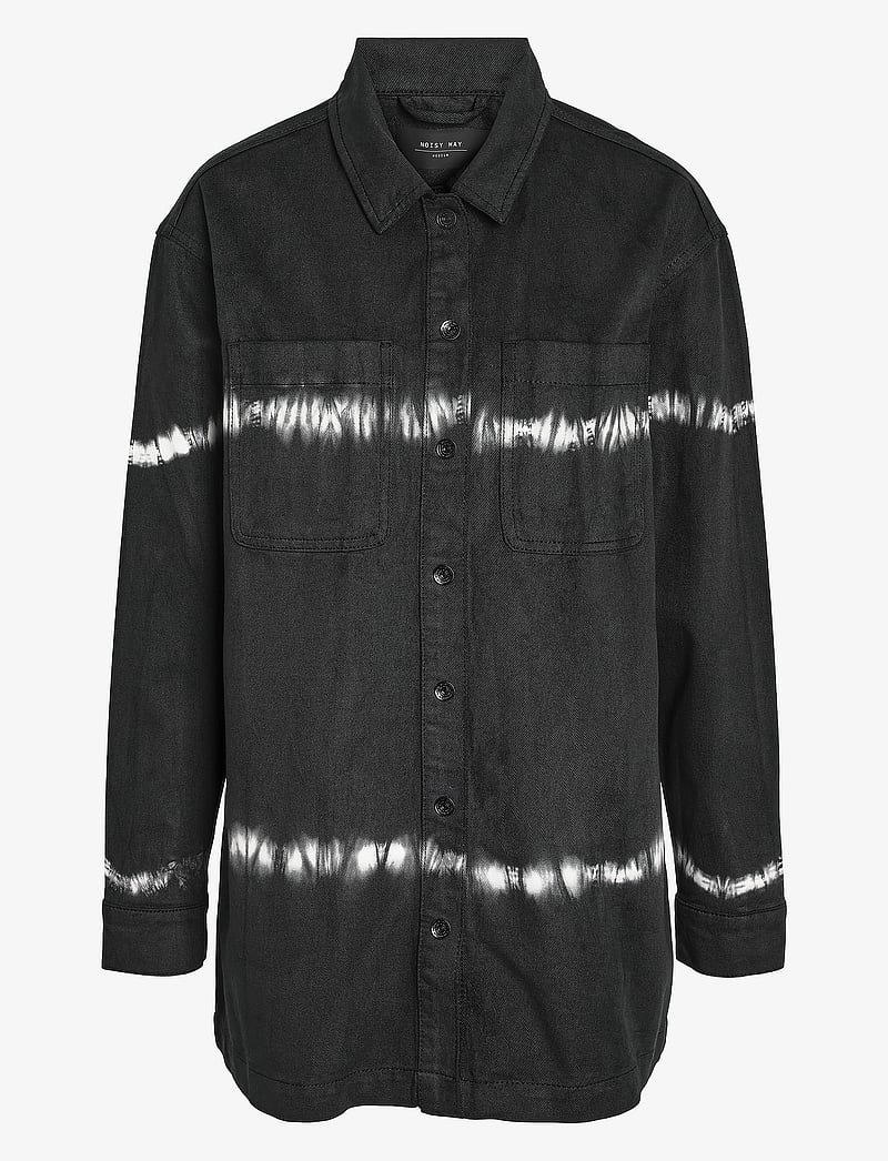 NOISY MAY Nmalva L/s Tie Die Denim Shacket Vi490bl – jeansjacken