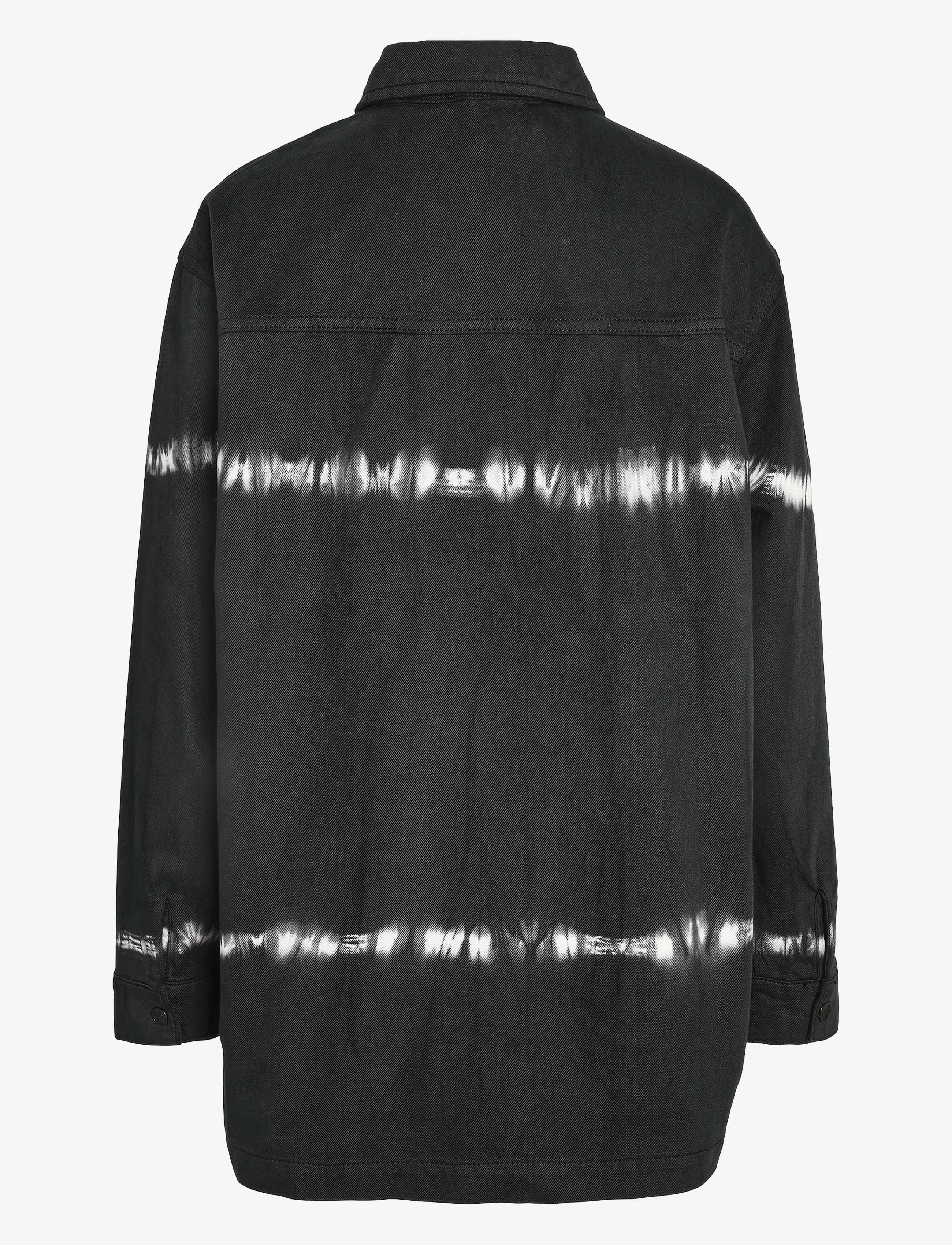 NOISY MAY - NMALVA L/S TIE DIE DENIM SHACKET VI490BL - black - 1