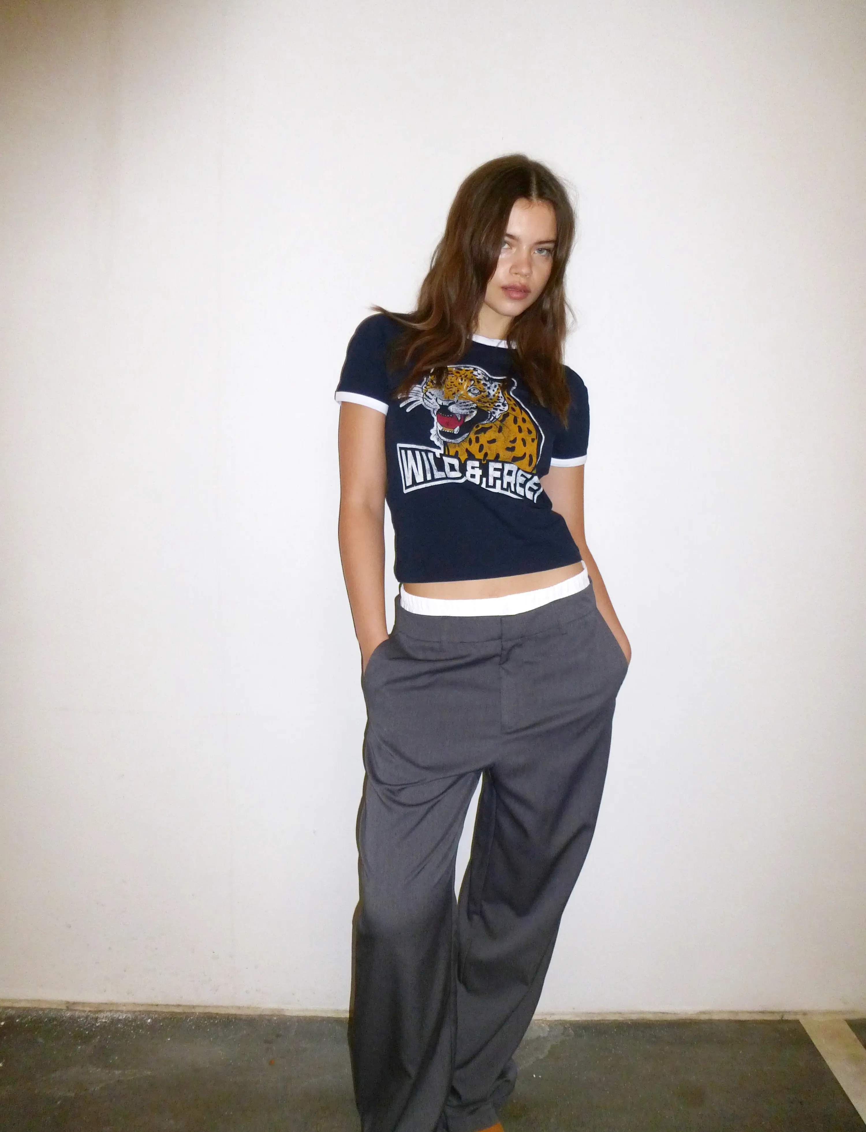 NOISY MAY - NMDAWN NW BOXER PANTS FWD - laveste priser - medium grey melange - 4