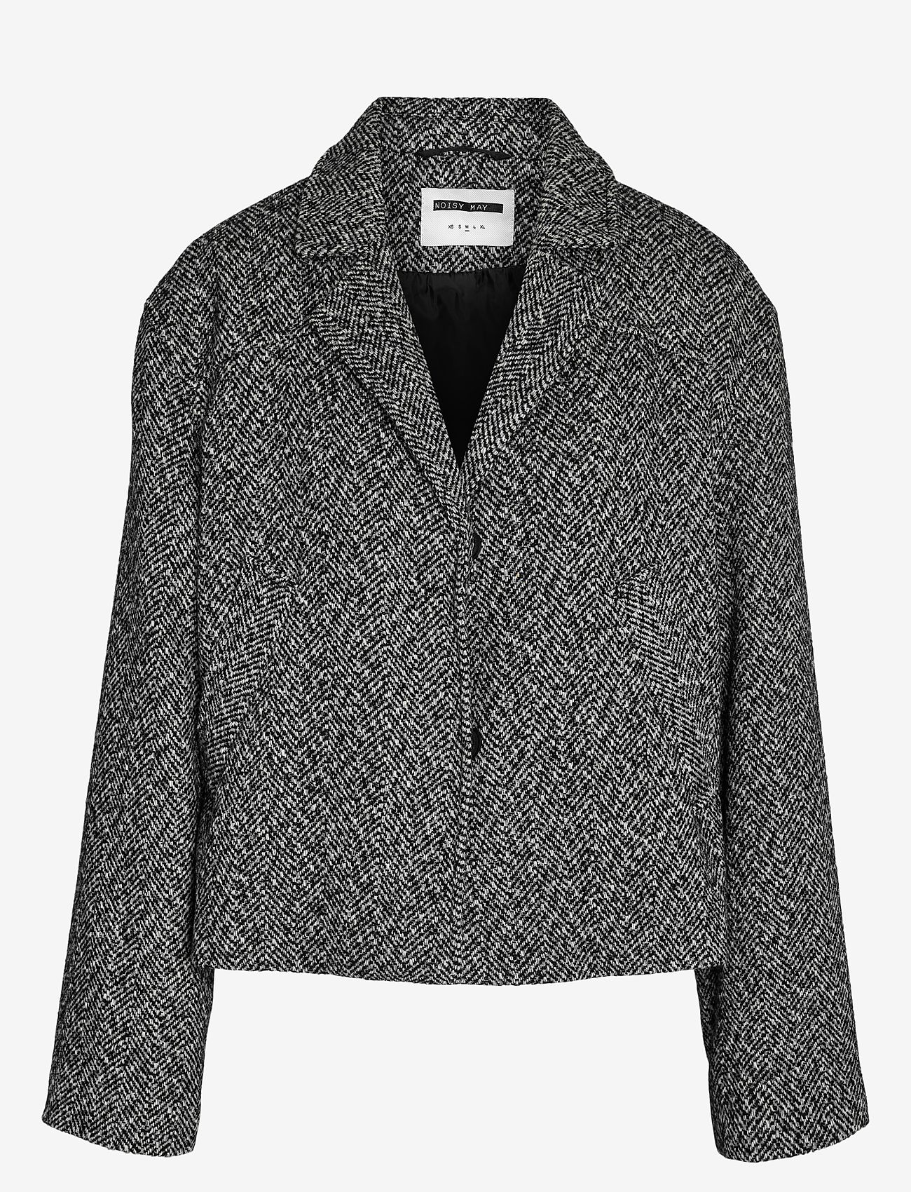 NOISY MAY - NMDALICIA L/S SHORT JACKET - jackor - black - 1