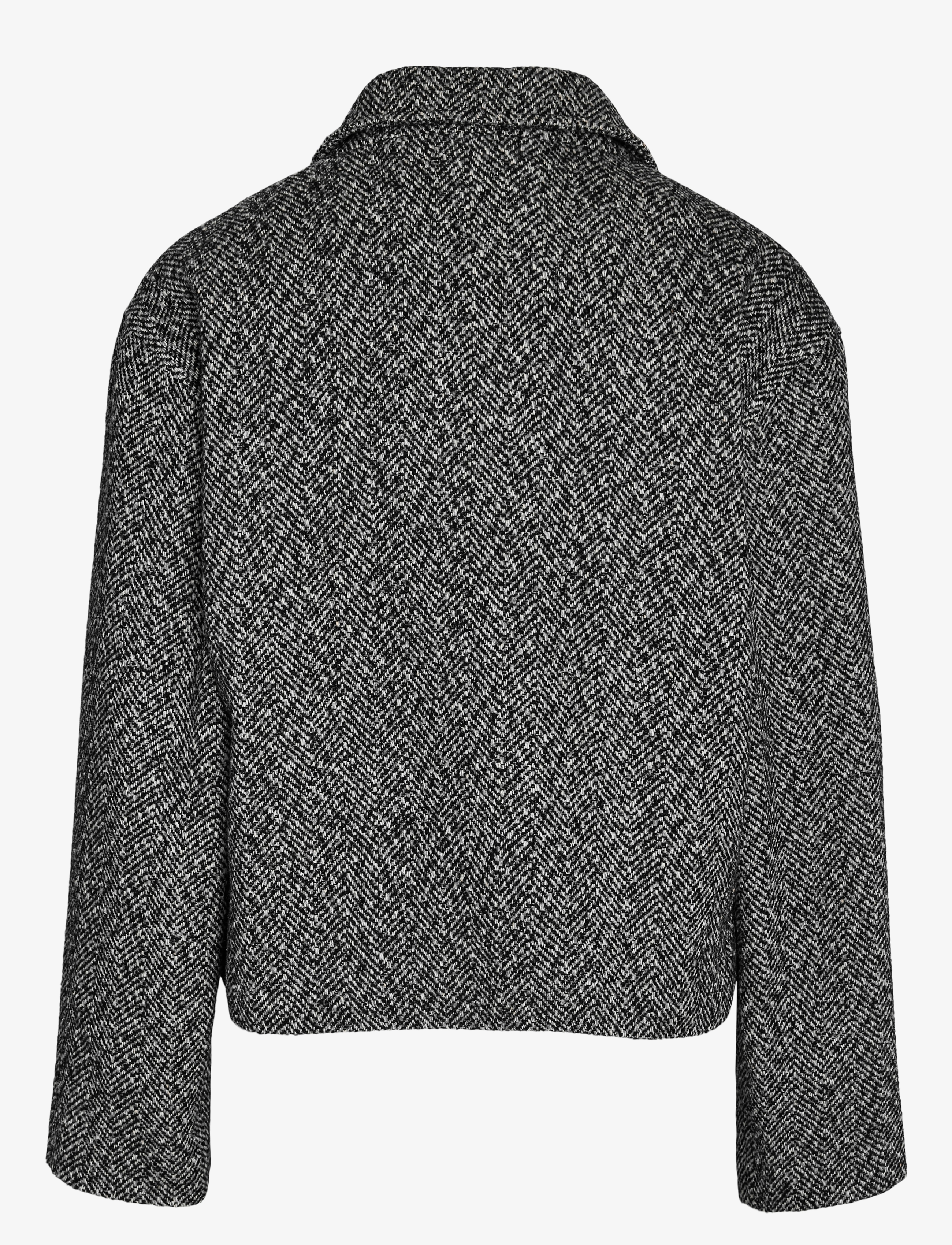 NOISY MAY - NMDALICIA L/S SHORT JACKET - Üleriided - black - 2