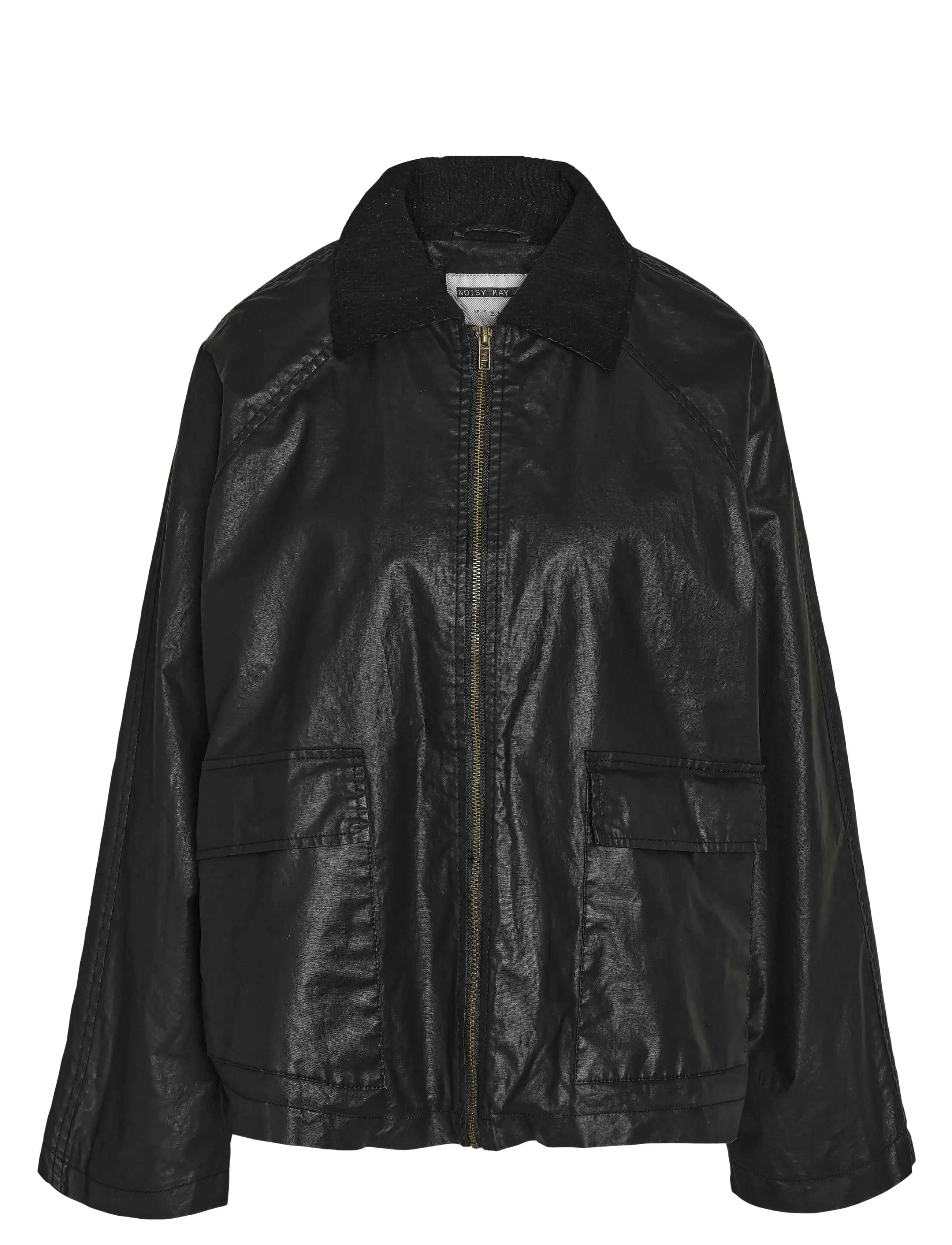 NOISY MAY Nmdrake L/S Coated Jacke Schwarz - XS - Damen
