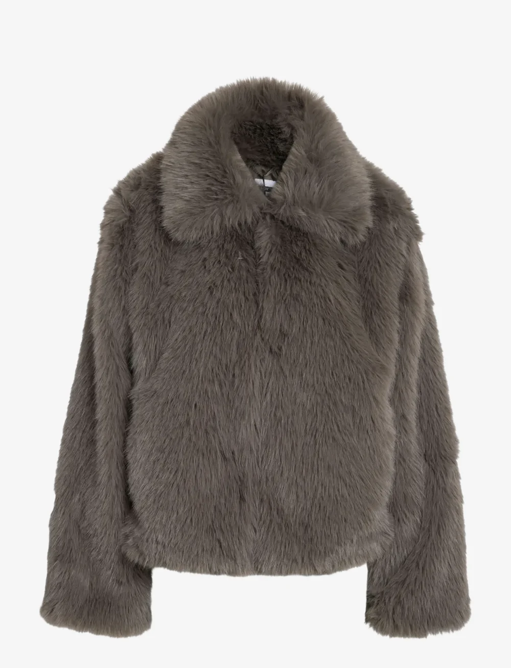 NOISY MAY - NMEVIE L/S FUR JACKET NOOS - kunstpelz - charcoal gray - 1