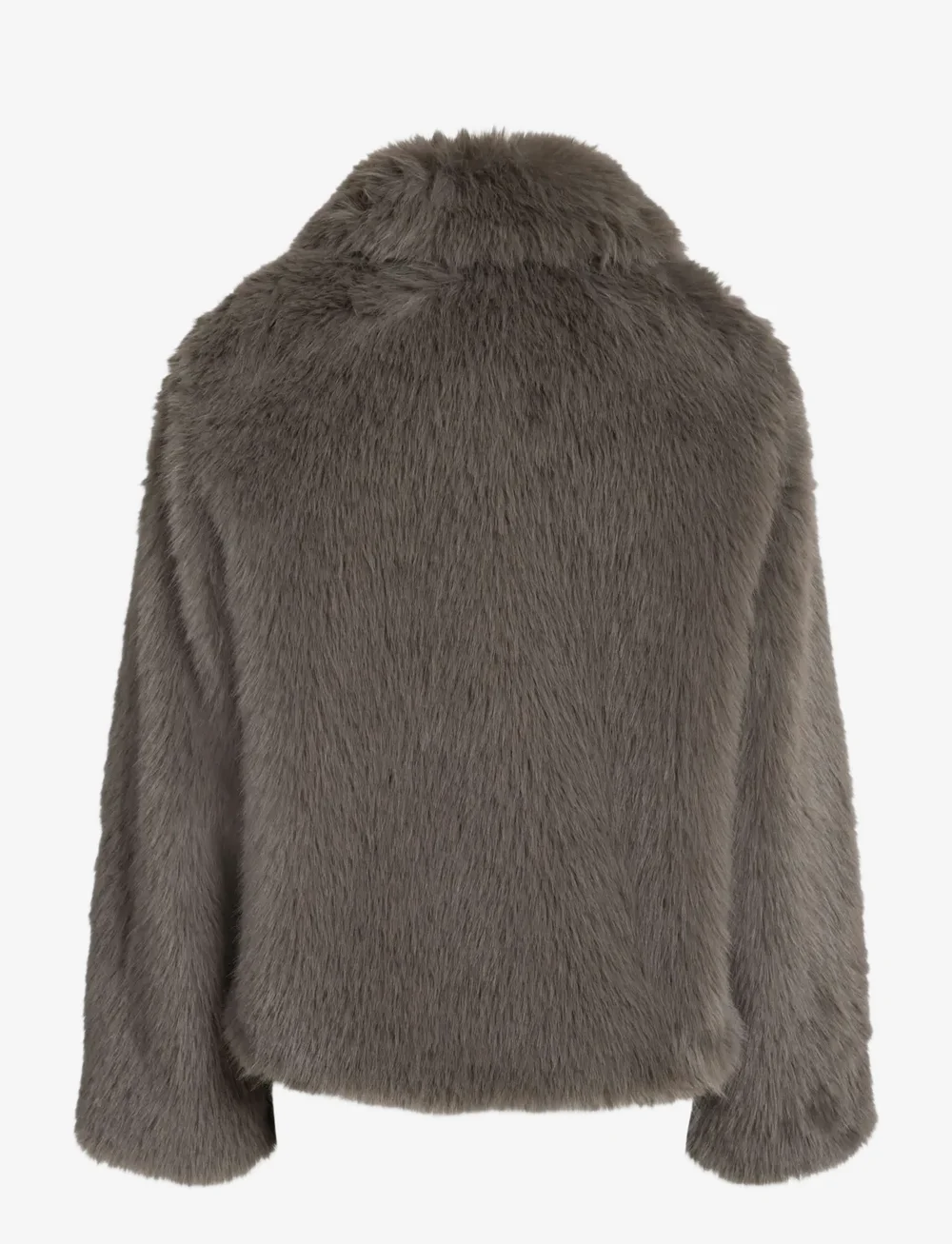 NOISY MAY - NMEVIE L/S FUR JACKET NOOS - kunstpelz - charcoal gray - 2