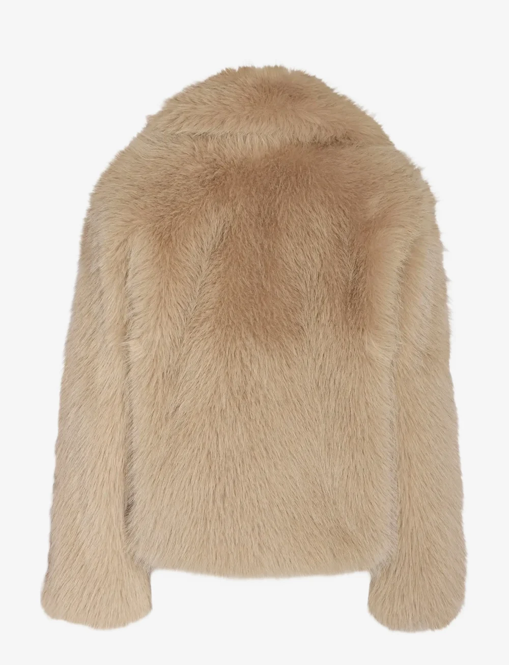 NOISY MAY - NMEVIE L/S FUR JACKET NOOS - imitatiebont jassen - oatmeal - 2