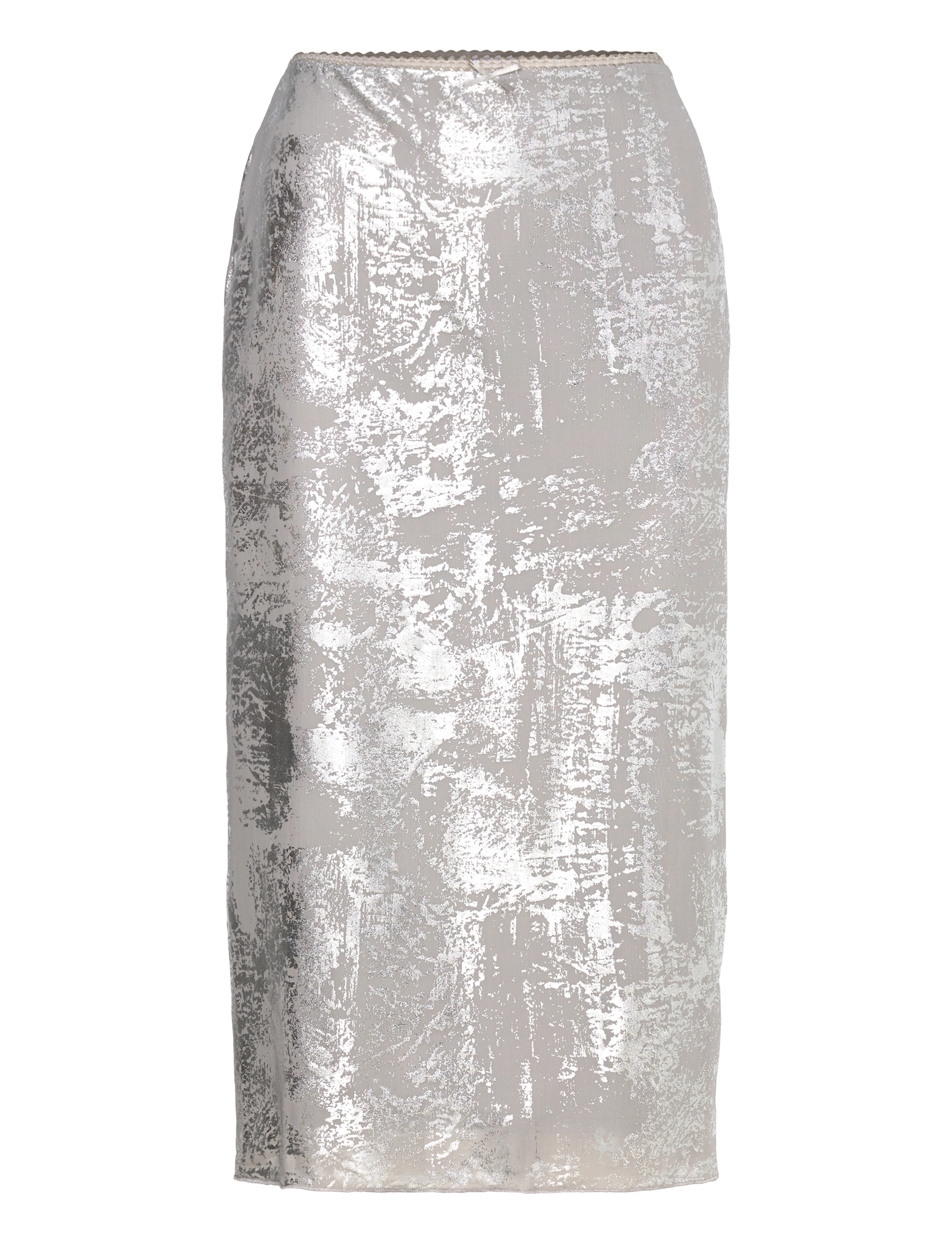 NOISY MAY NMLUCIA NW MESH MIDI SKIRT JRS FWD - Nederdele - GHOST GRAY / grey