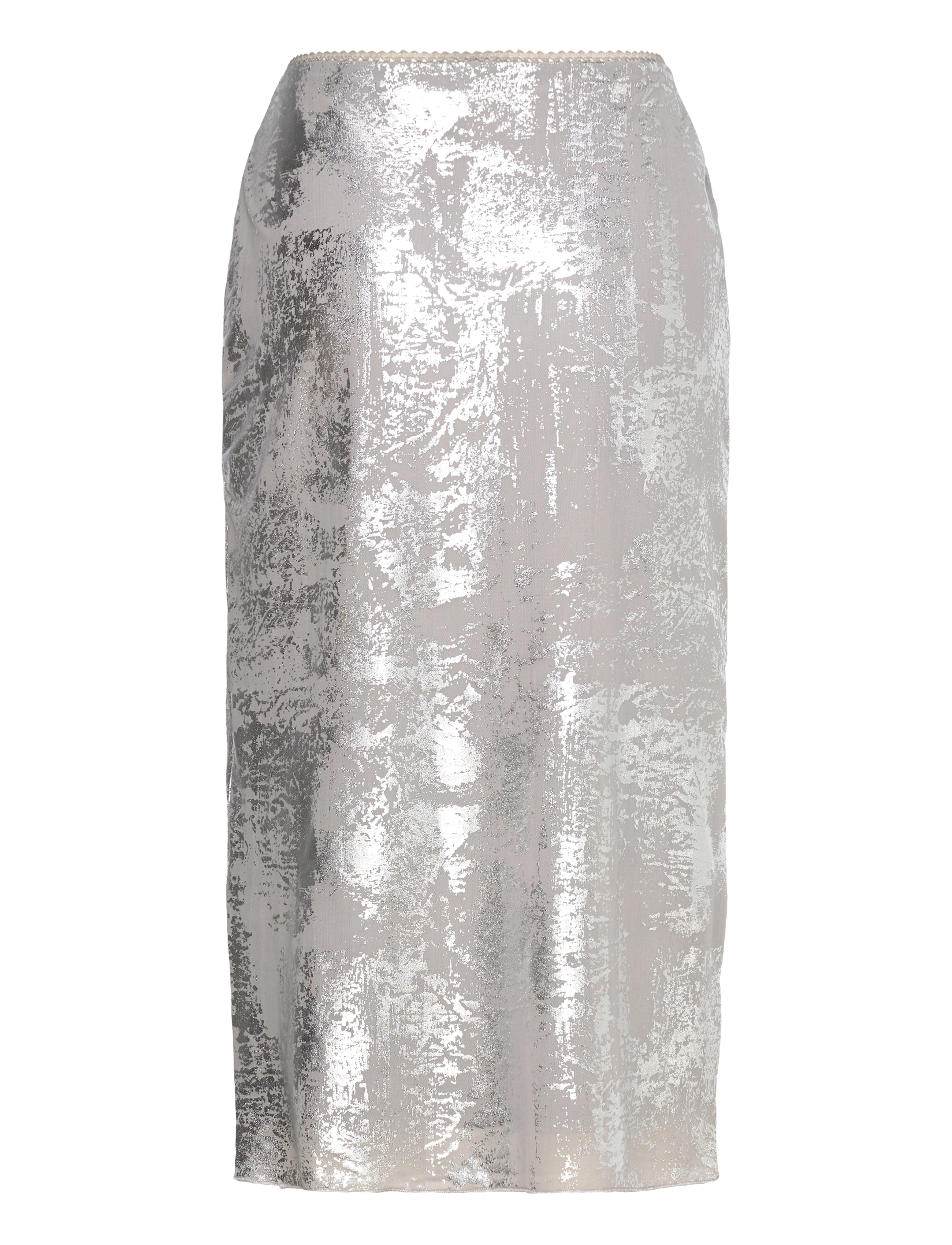 NOISY MAY - NMLUCIA NW MESH MIDI SKIRT JRS FWD - midi röcke - ghost gray - 1