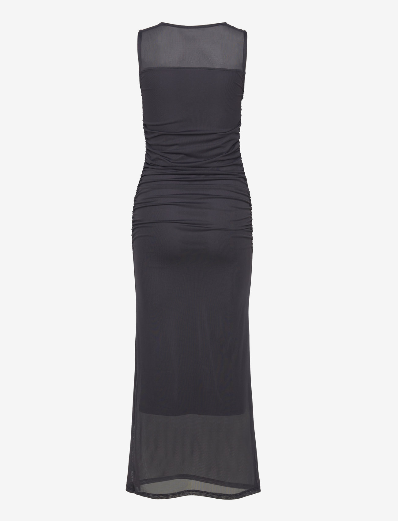 NOISY MAY Nmcillian S/l Rouching Mesh Dress Fwd – maxi dresses