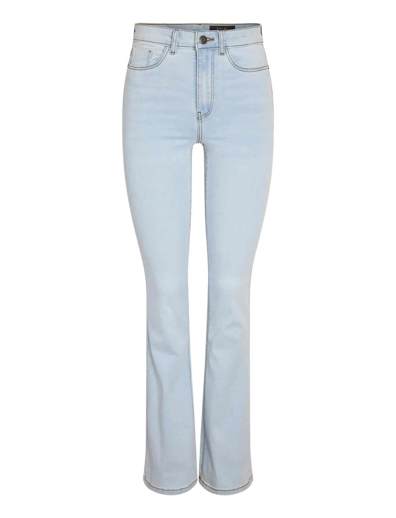 NOISY MAY NMSALLIE HW SK FLARED  VI515LB NOOS - Jeans - LIGHT BLUE DENIM / blue