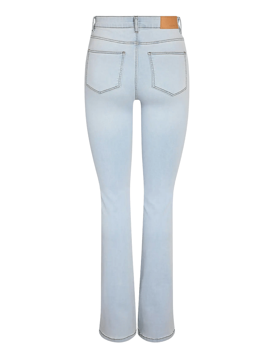 NOISY MAY - NMSALLIE HW SK FLARED VI515LB FWD NOOS - flared jeans - light blue denim - 2