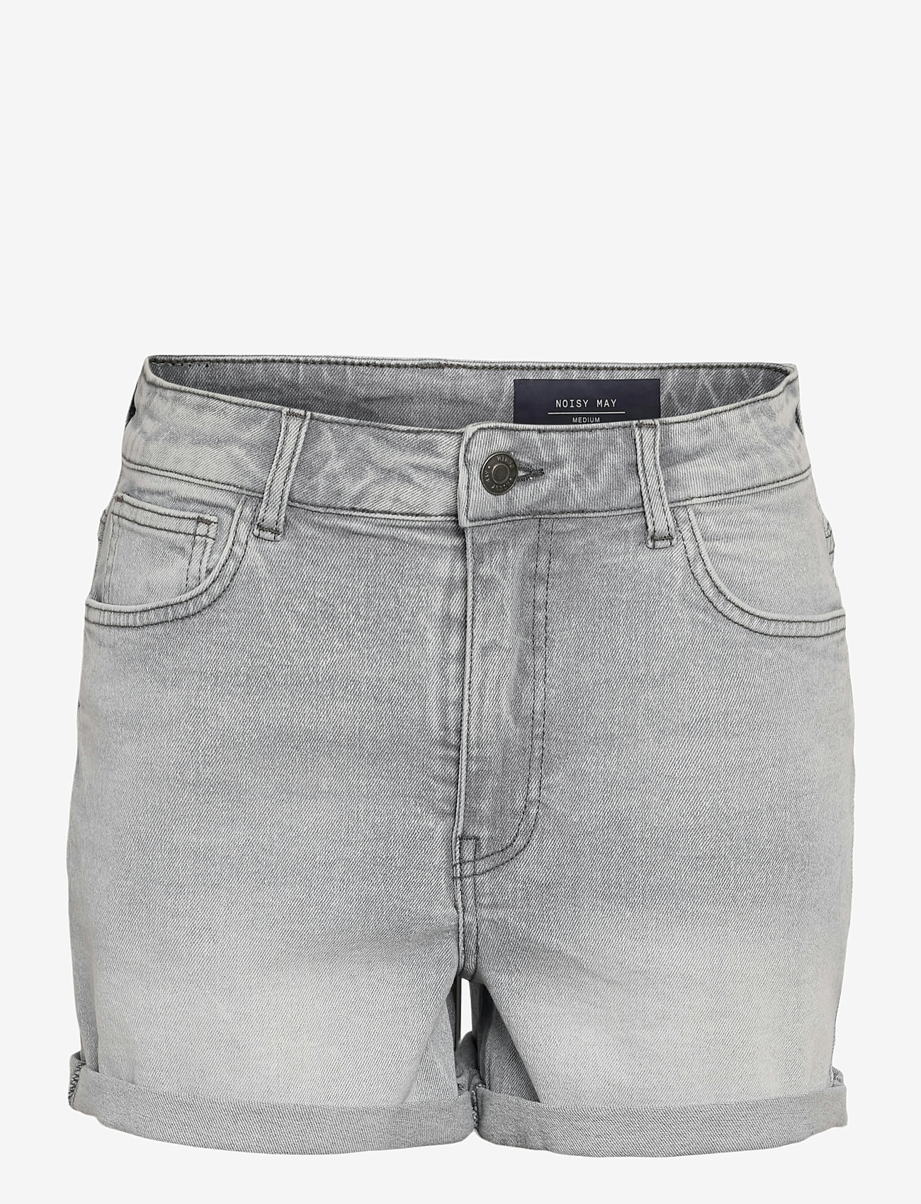 NOISY MAY - NMMONI HW DNM SHORTS AZ277LG NOOS - jorts - light grey denim - 1