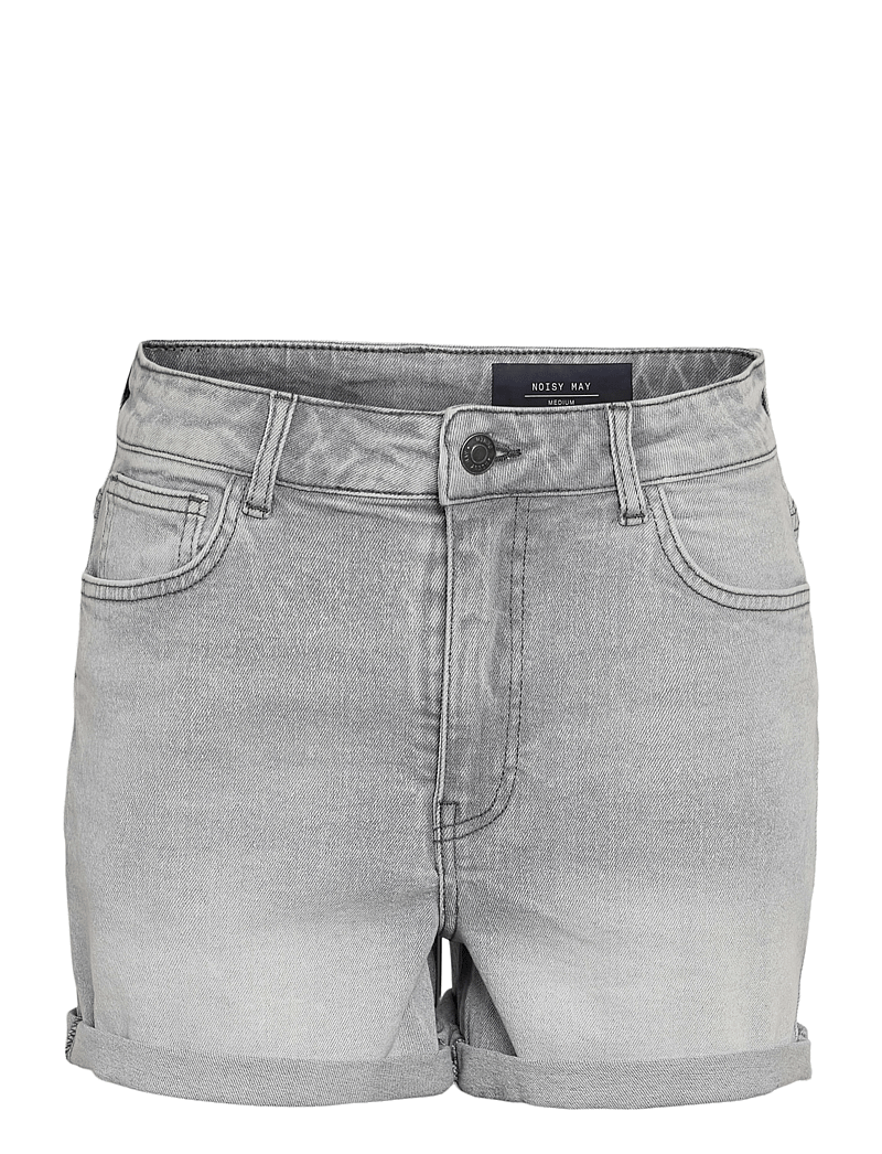 NOISY MAY - NMMONI HW DNM SHORTS AZ277LG NOOS - jorts - light grey denim - 1