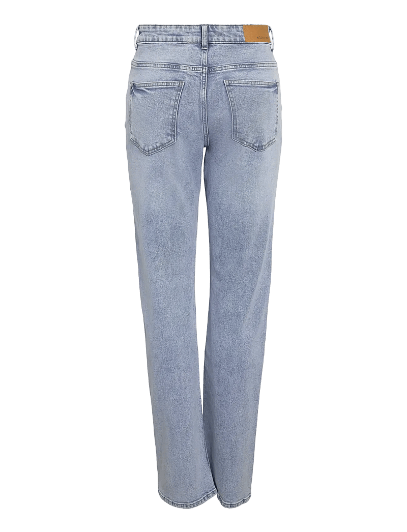 NOISY MAY - NMMONICA HW STRAIGHT JEAN AZ359LB NOOS - straight jeans - light blue denim - 2