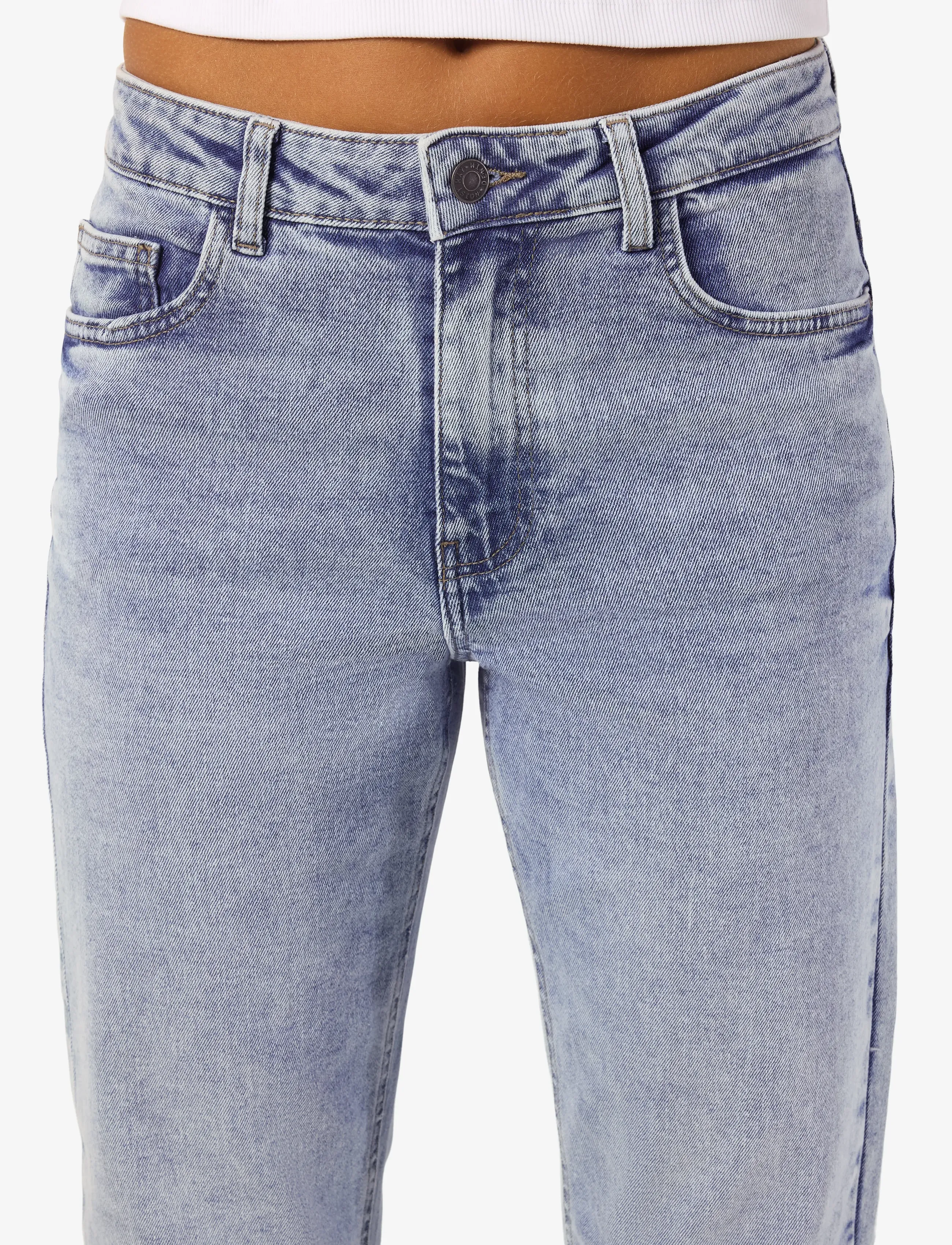 NOISY MAY Nmmonica Hw Straight Jean Az359Lb Noos raka jeans dam – bild 5