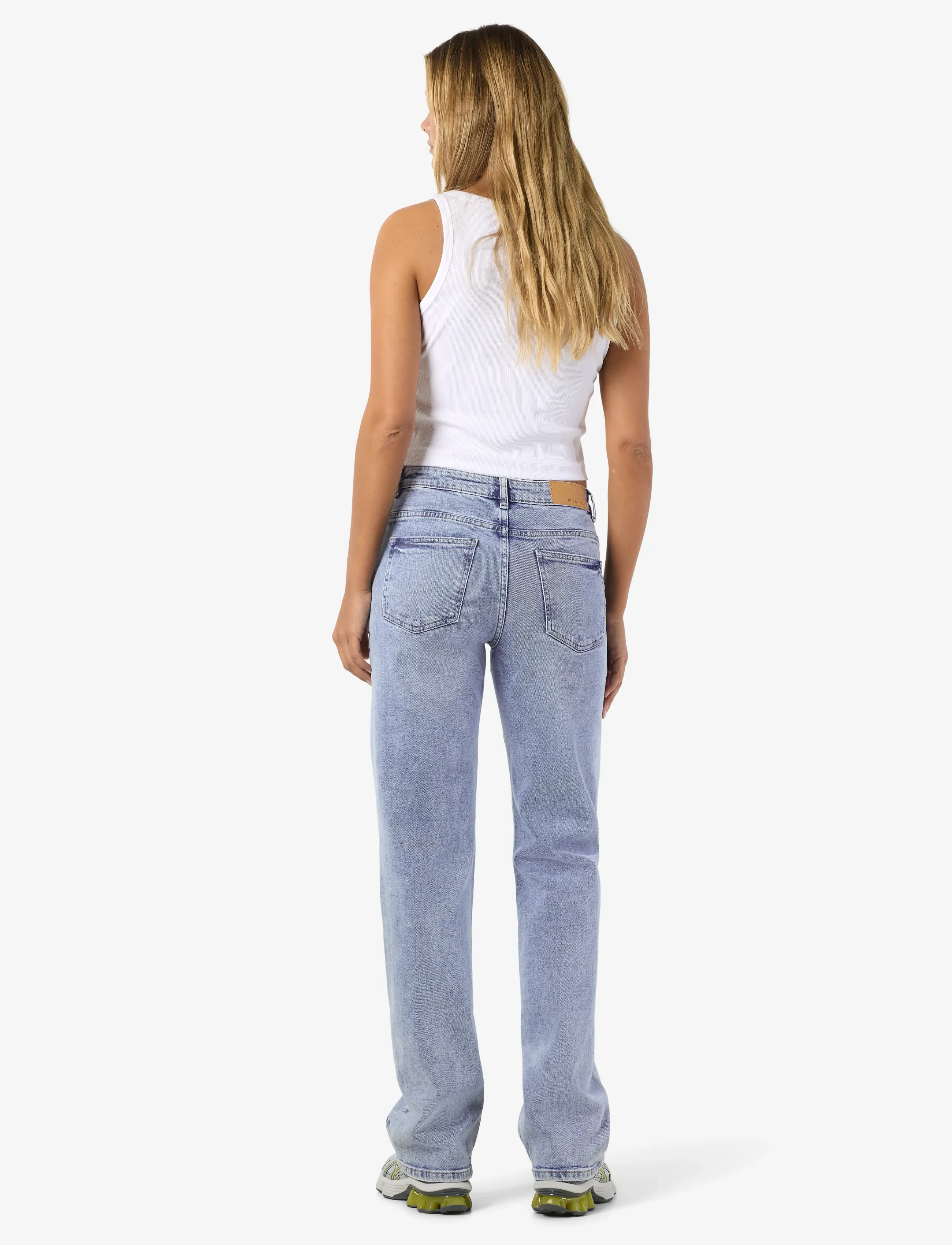 NOISY MAY Nmmonica Hw Straight Jean Az359Lb Noos raka jeans dam – bild 6