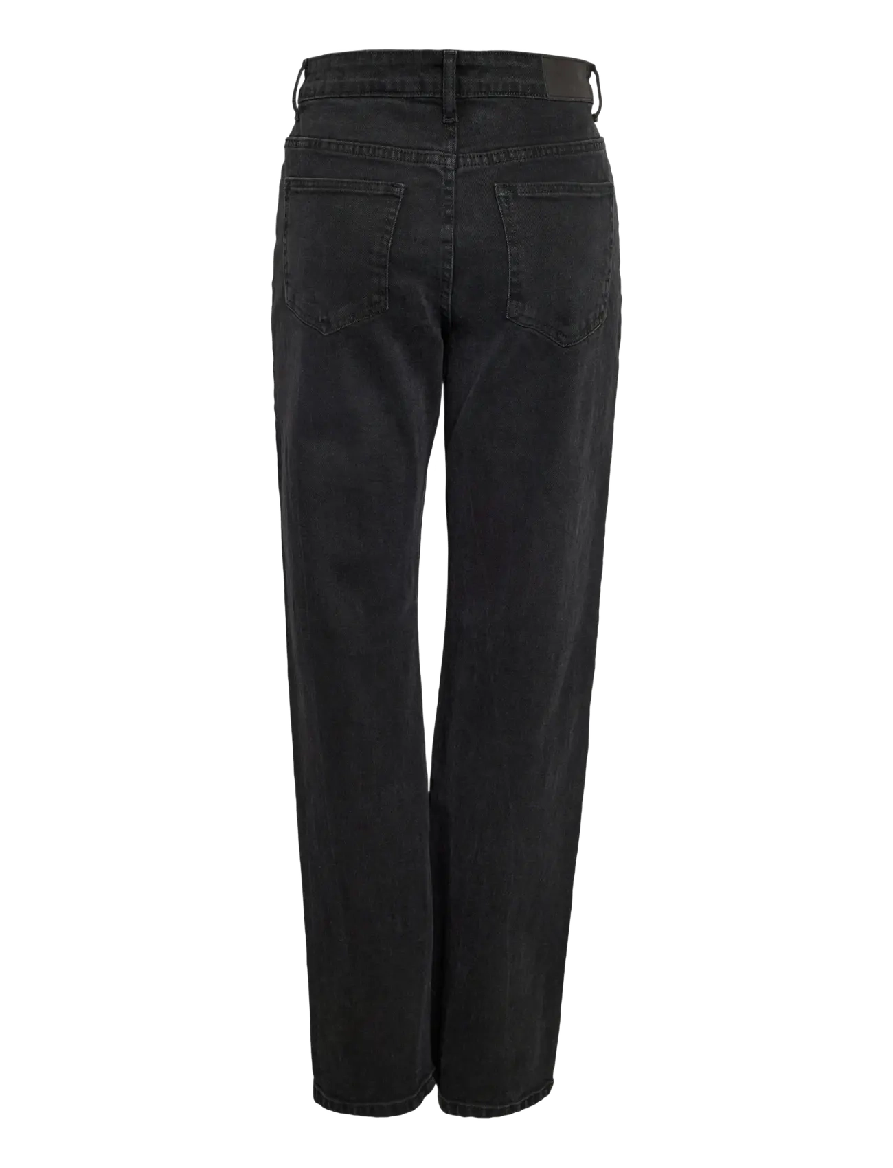 NOISY MAY - NMMONICA HW STRAIGHT JEAN BLACK NOOS - tiesaus kirpimo džinsai - black denim - 2