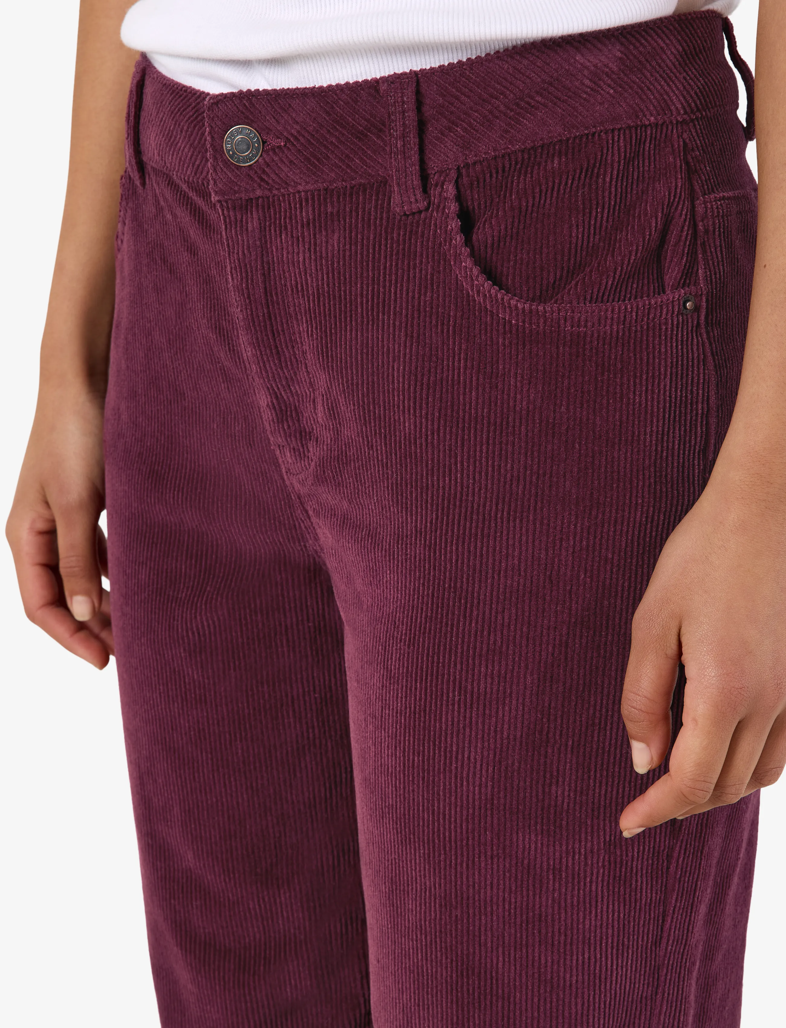 NOISY MAY - NMCORD YOLANDA MW WIDE STR JEANS NOOS - festkläder till outletpriser - fig - 5