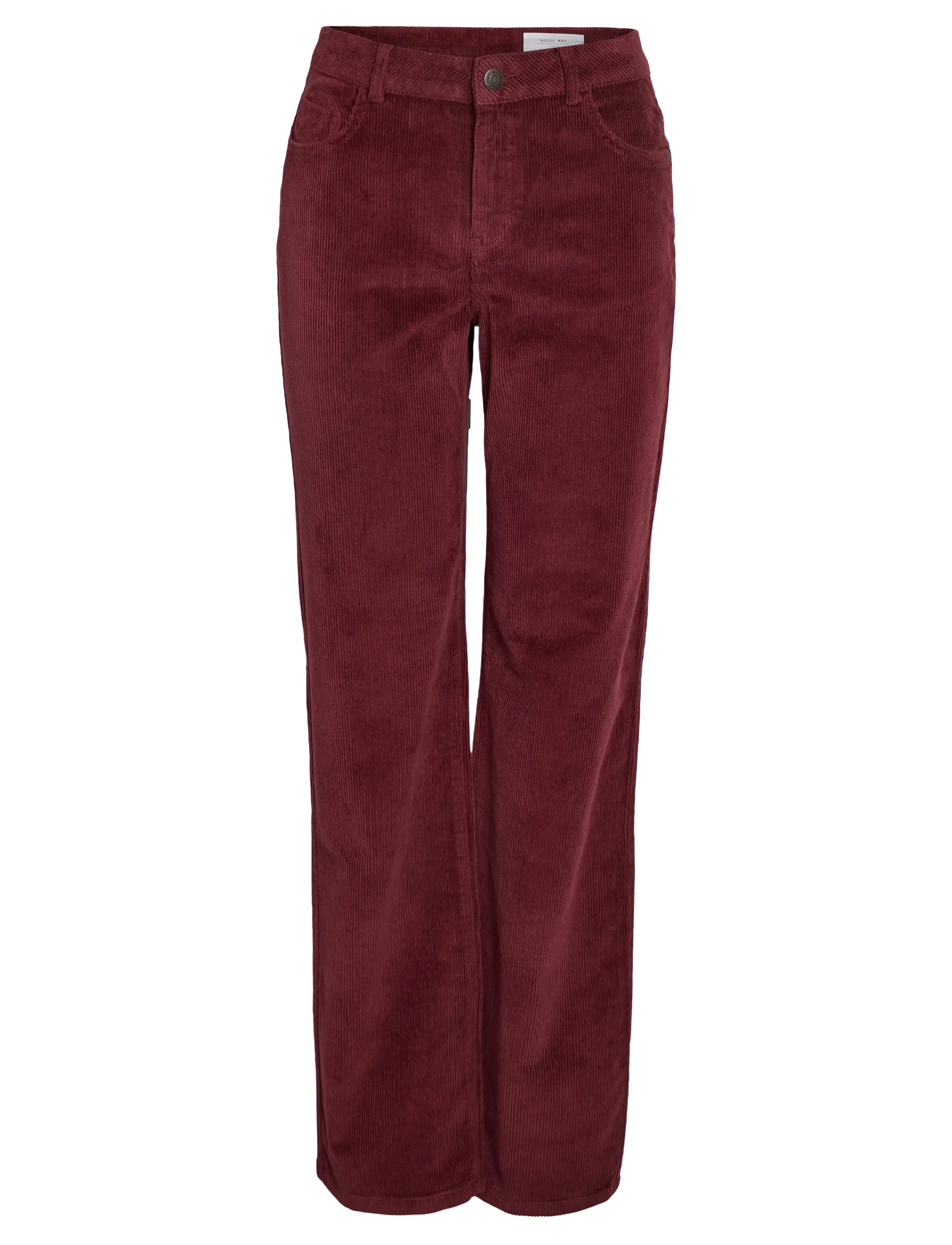 NOISY MAY Nmcord Yolanda Mw Wide Str Jeans Noos Burgundy - 24x30 - Damen