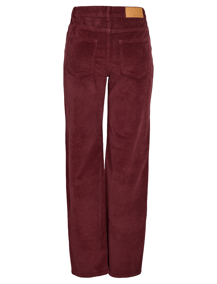 NOISY MAY - NMCORD YOLANDA MW WIDE STR JEANS NOOS - cordhosen - windsor wine - 2