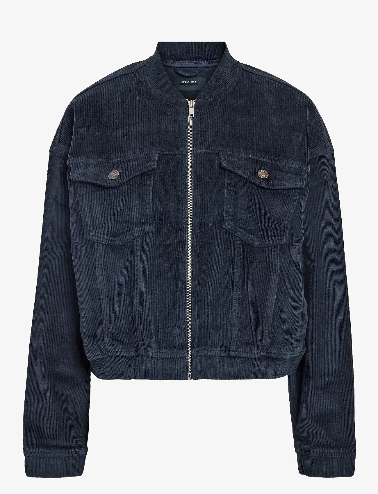 NOISY MAY - NMCORD JADE L/S  BOMBER CORDUROY JACKET - bomberjacken - navy blazer - 0