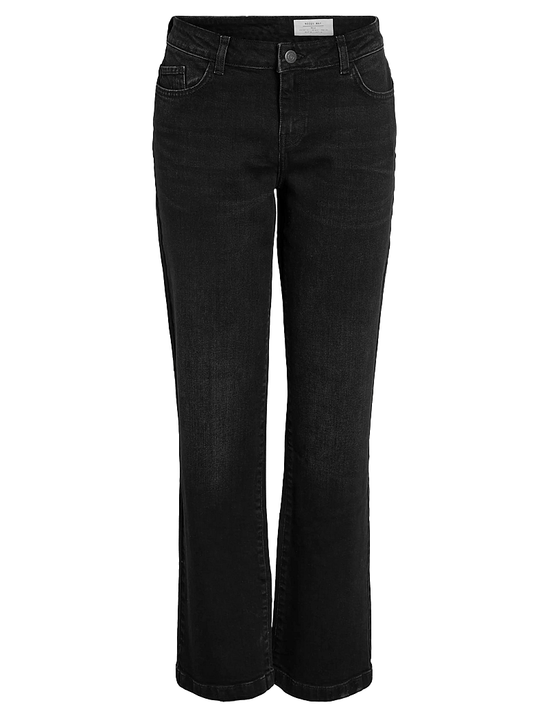 NOISY MAY - NMNILA LW WIDE JEANS AZ423BL NOOS - vida jeans - black denim - 1