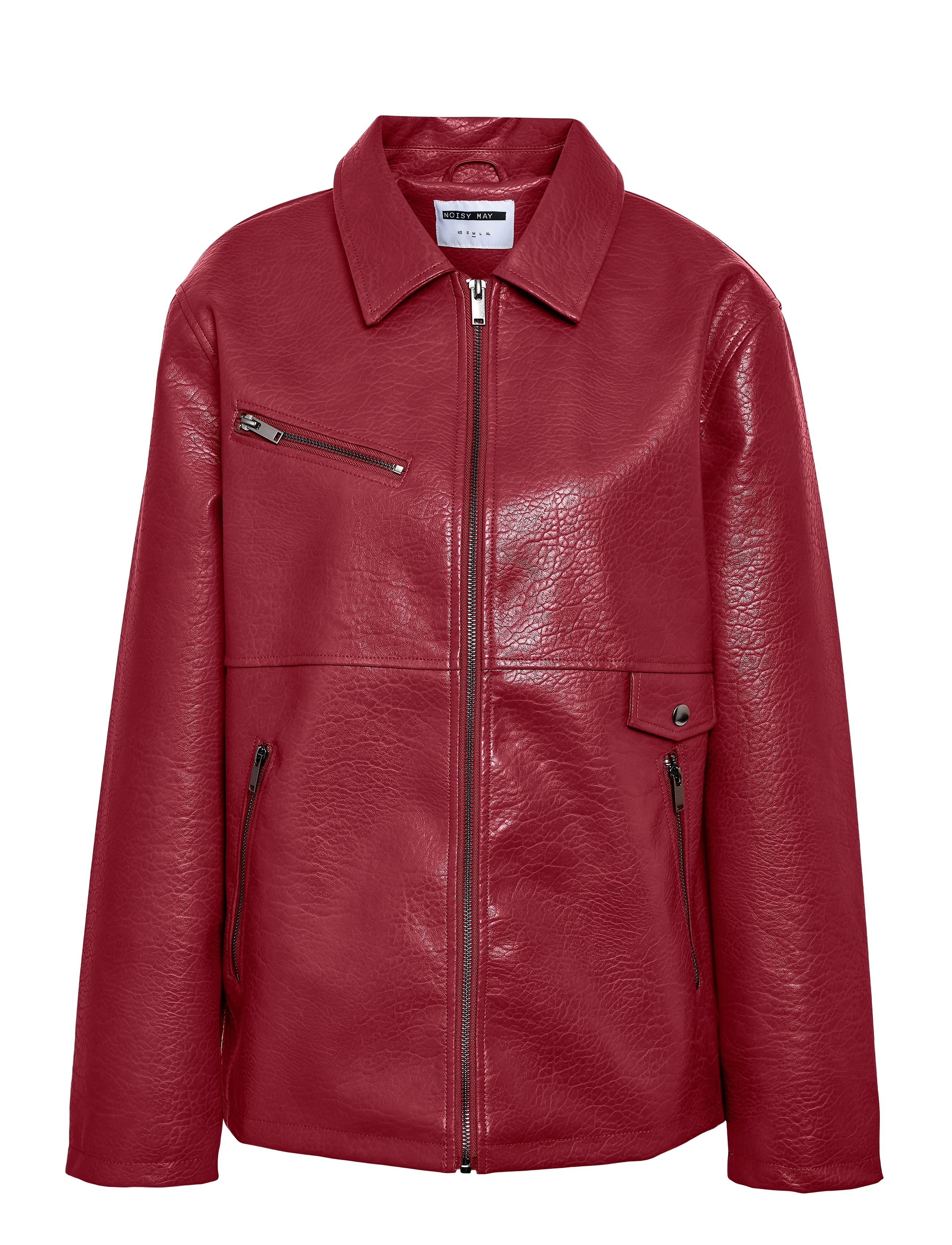 NOISY MAY Nmgwen Pu Jacke Rot - XS - Damen