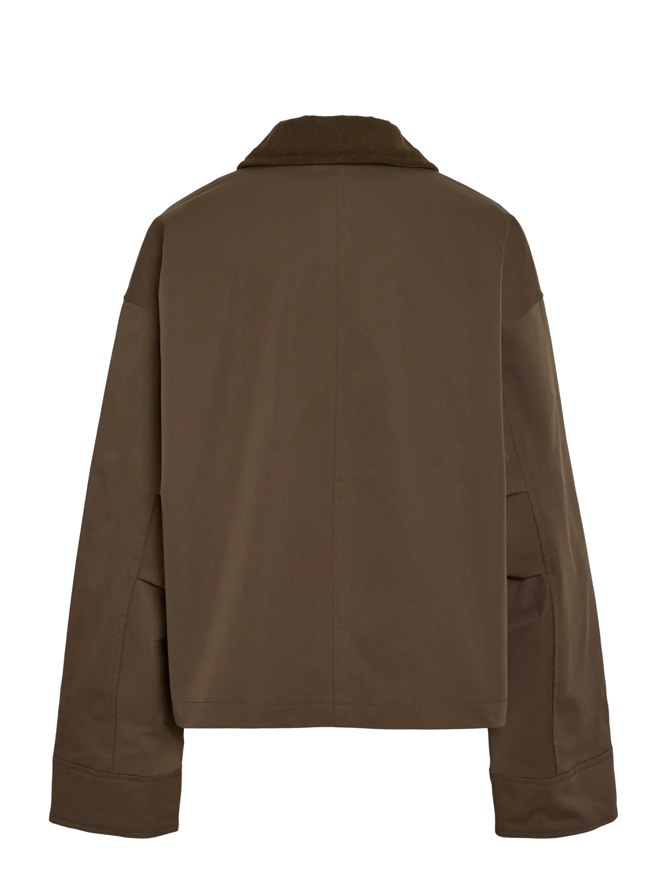 NOISY MAY - NMNORA CORDUROY COLLAR JACKET NOOS - chocolate brown - 2