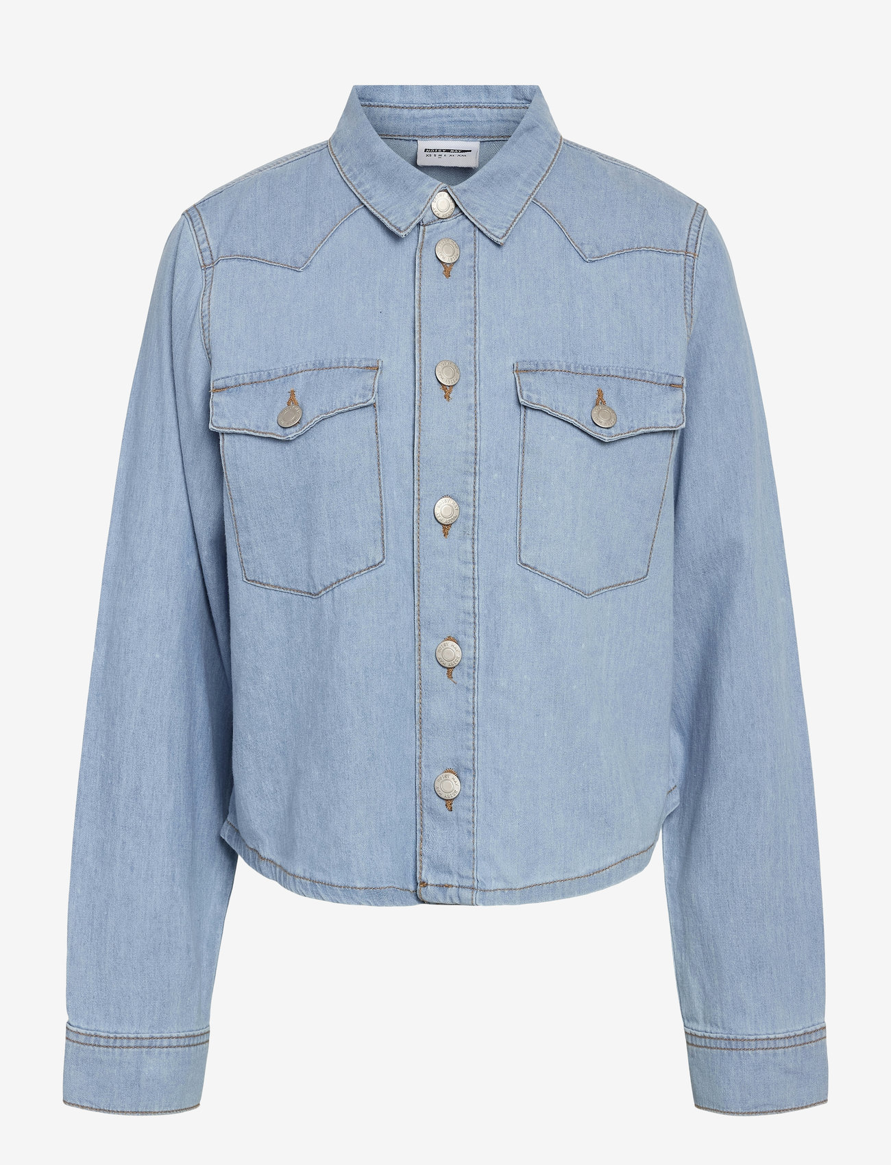NOISY MAY - NMSELVI L/S REGULAR SHIRT AZ413LB S* - light blue denim - 1
