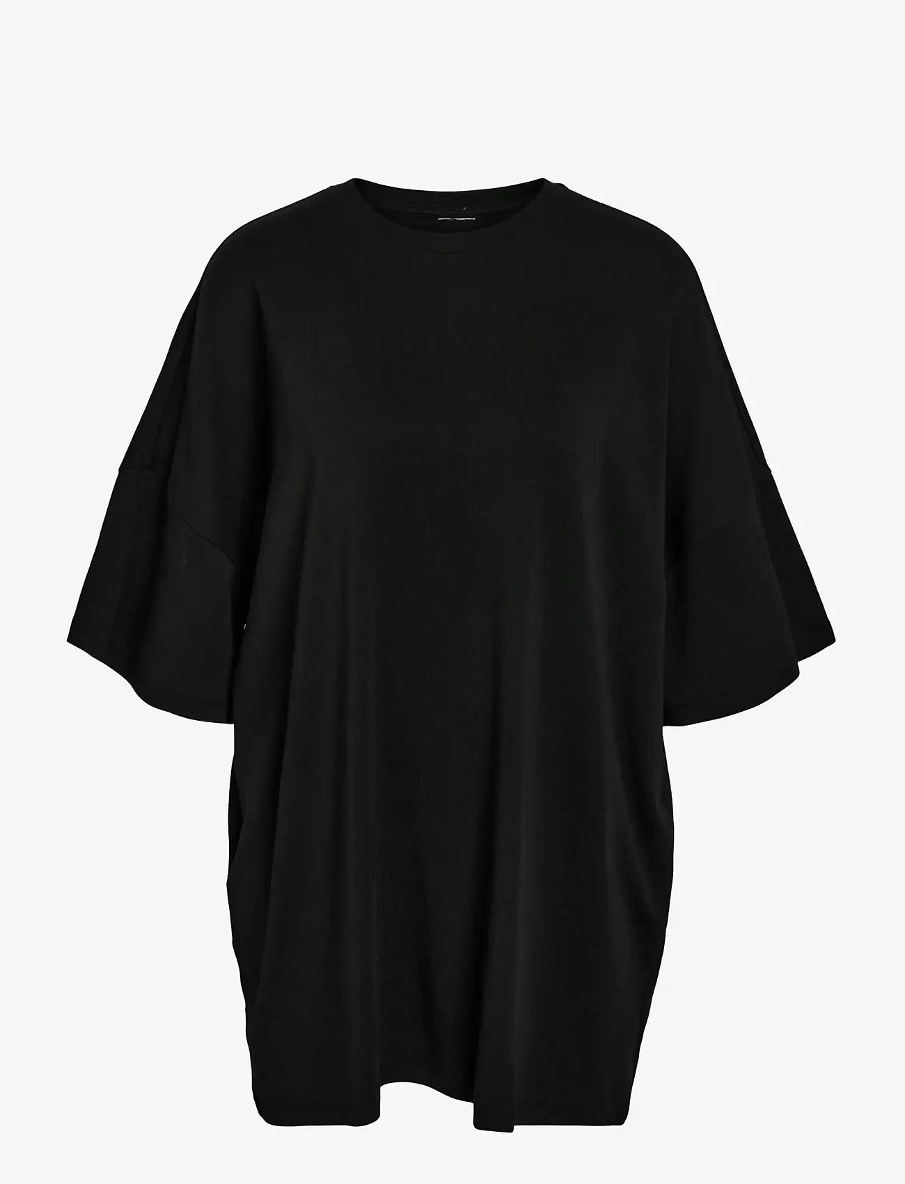 NOISY MAY - NMMOCCA 2/4 BOXY TEE DRESS JRS FWD NOOS - t-shirtklänningar - black - 1