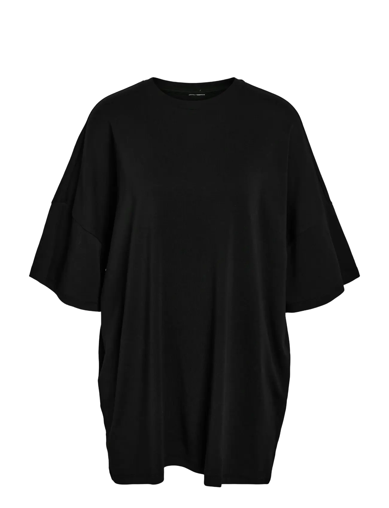 NOISY MAY NMMOCCA 2/4 BOXY TEE DRESS JRS FWD NOOS - Riided - BLACK / black